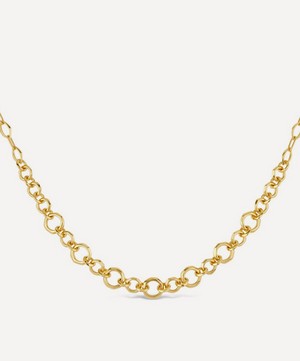 Dinny Hall - 22ct Gold-Plated Thalassa Faceted Link Necklace image number 0