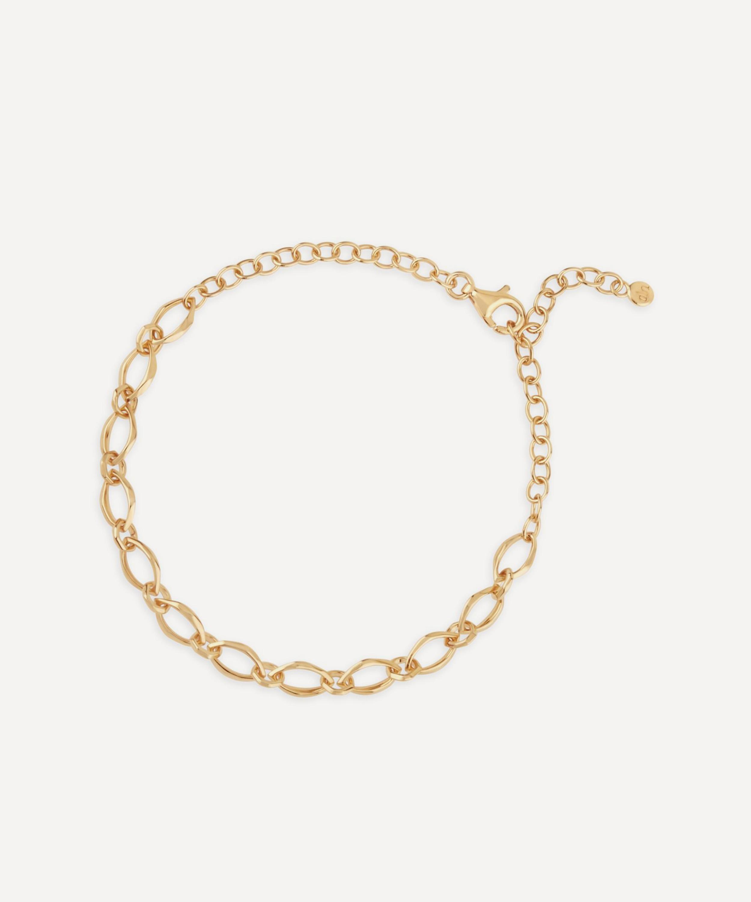 Dinny Hall - 9ct Gold Thalassa Faceted Link Bracelet image number 0