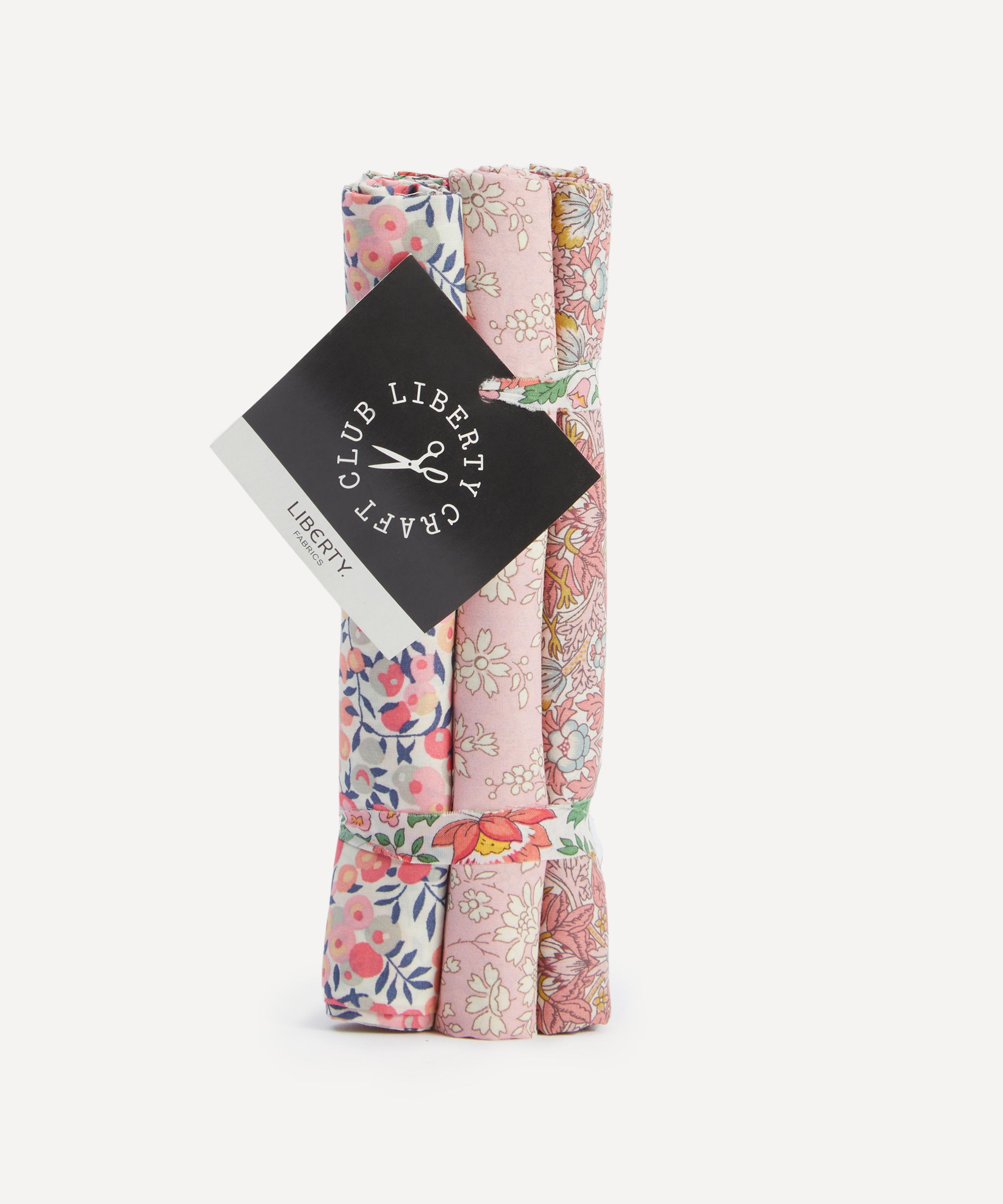 Liberty Fabrics - Pink Tana Lawn&trade; Cotton Fabric Bundle One Metre