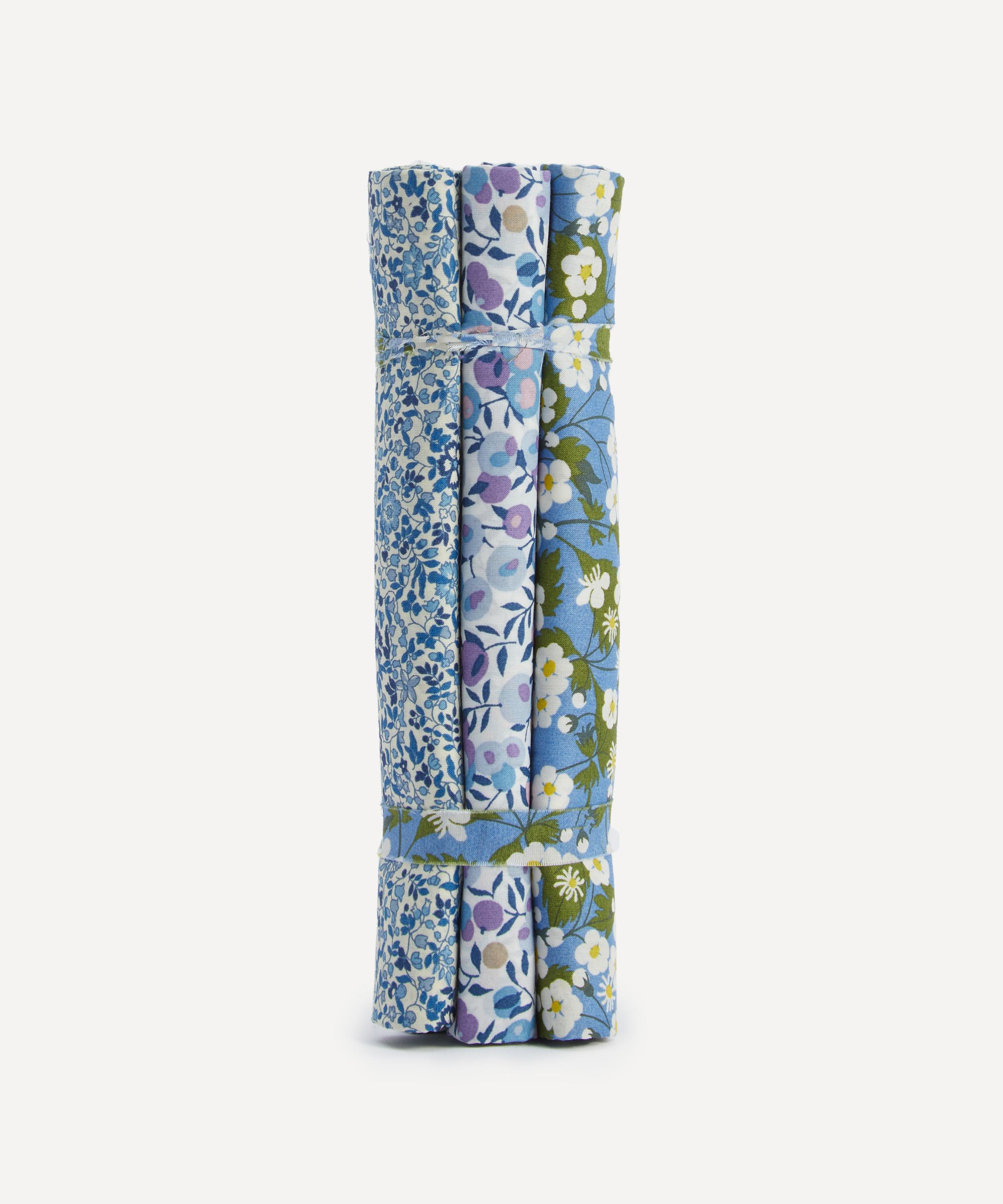 Liberty Fabrics - Blue Tana Lawn&trade; Cotton Fabric Bundle One Metre image number 1
