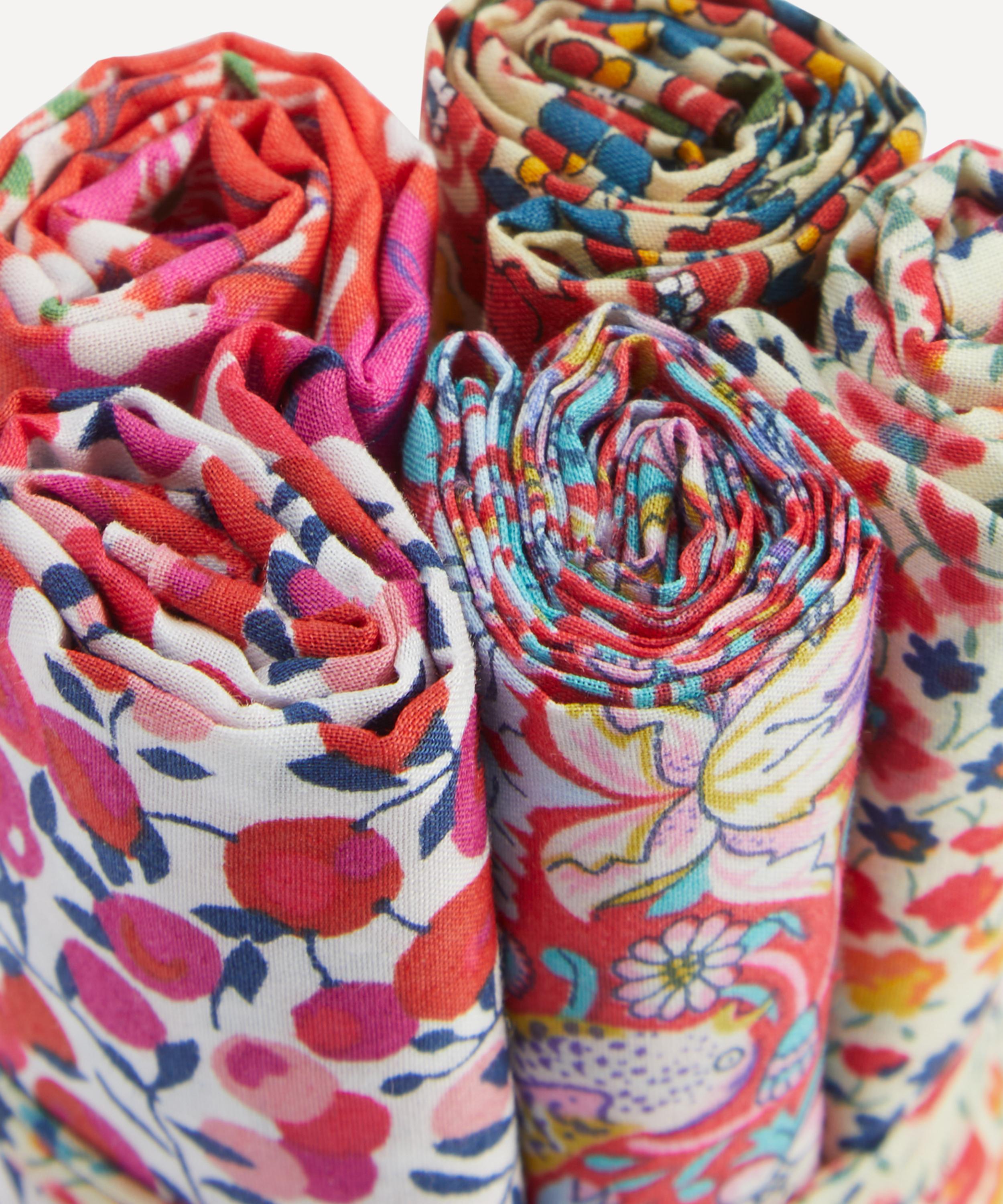 Liberty Fabrics - Red Tana Lawn&trade; Cotton Fabric Bundle One Metre image number 2