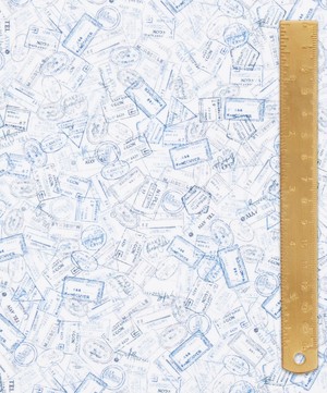 Liberty Fabrics - Travel Stamps Cotton Poplin image number 4