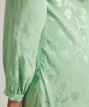 KITRI - Megan Pistachio Tulip Print Maxi-Dress image number 4