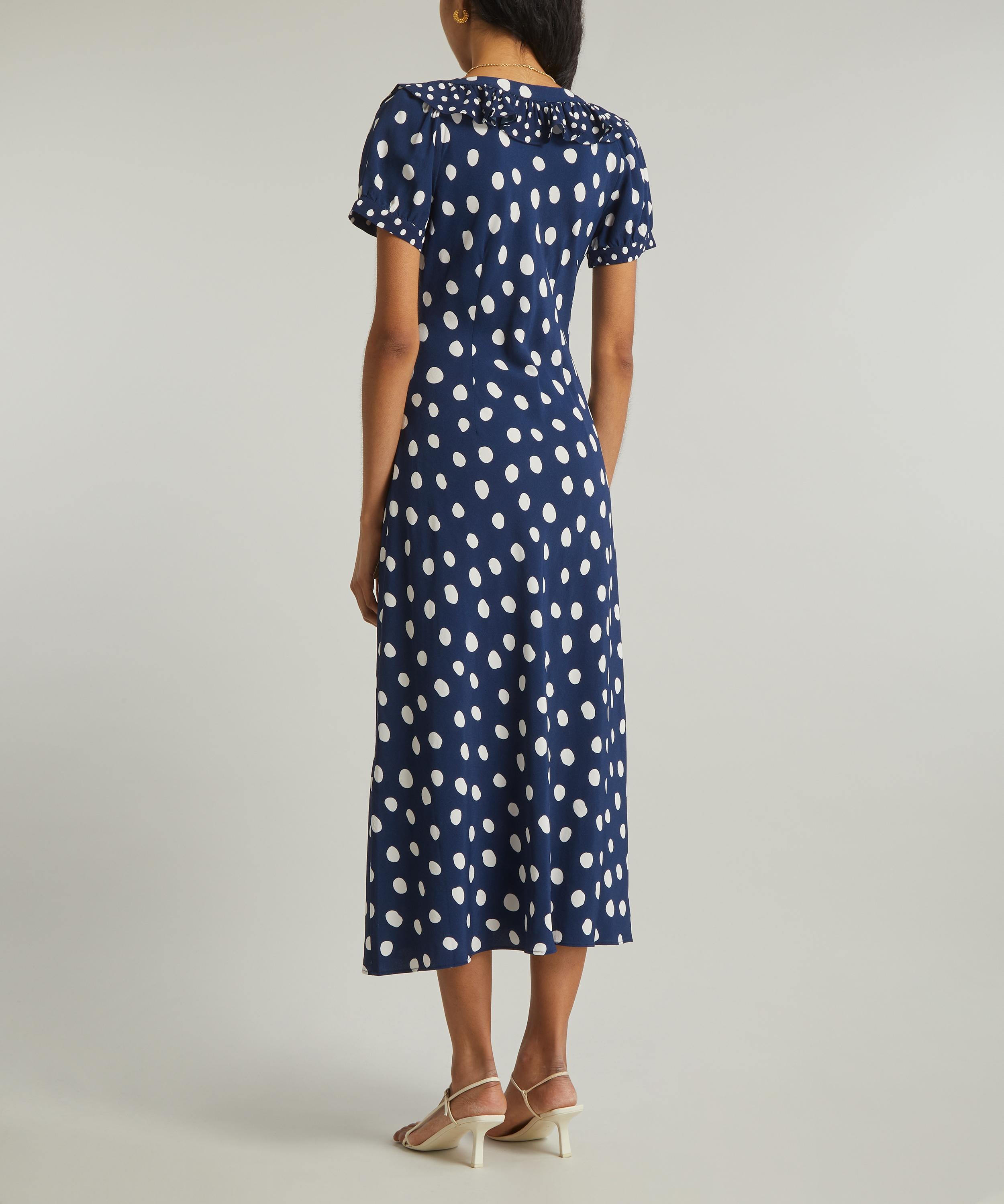 KITRI - Hilda Mixed Polka-Dot Midi-Dress image number 3