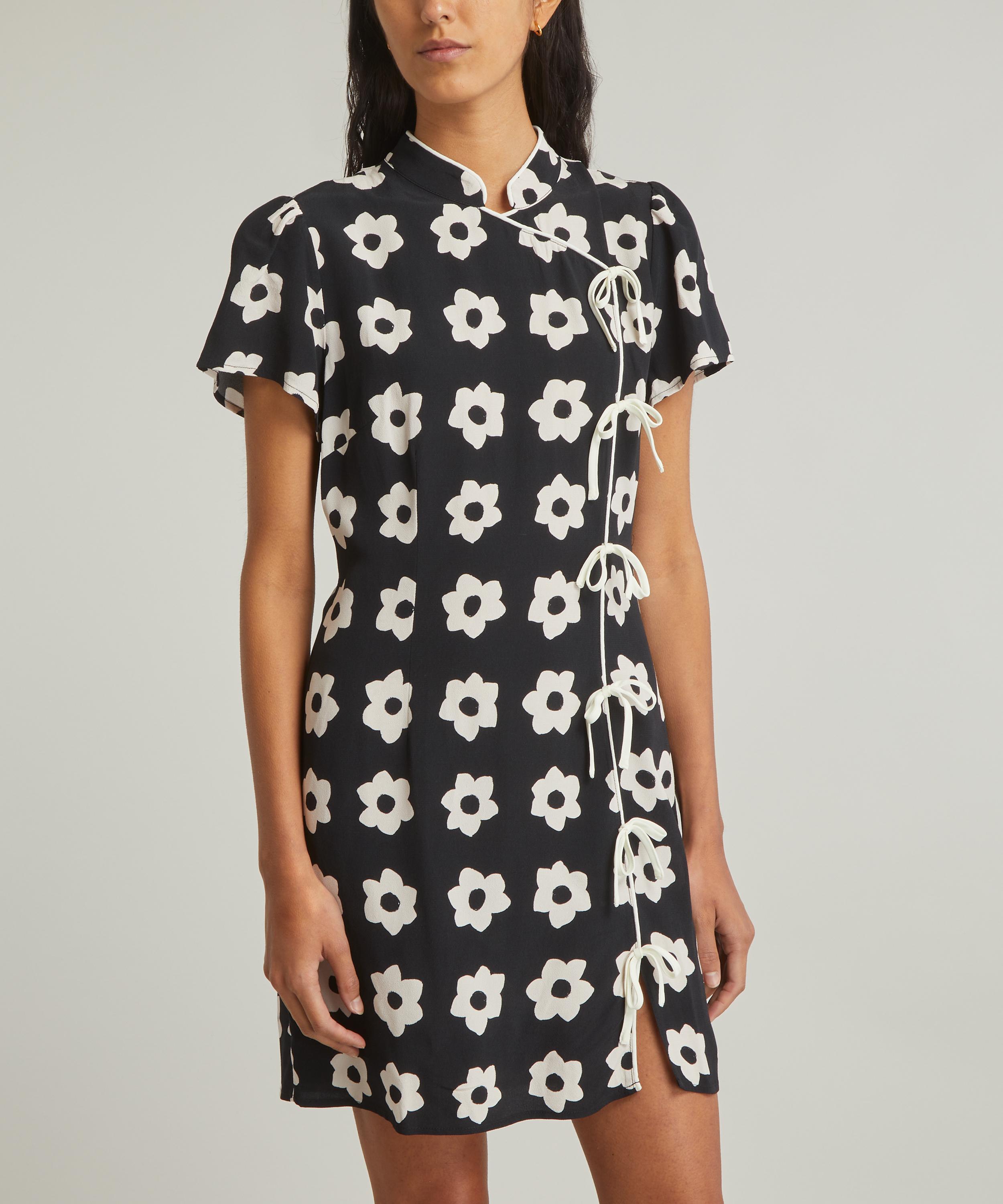 KITRI - Harlow Blurred Flowers Mini-Dress image number 2
