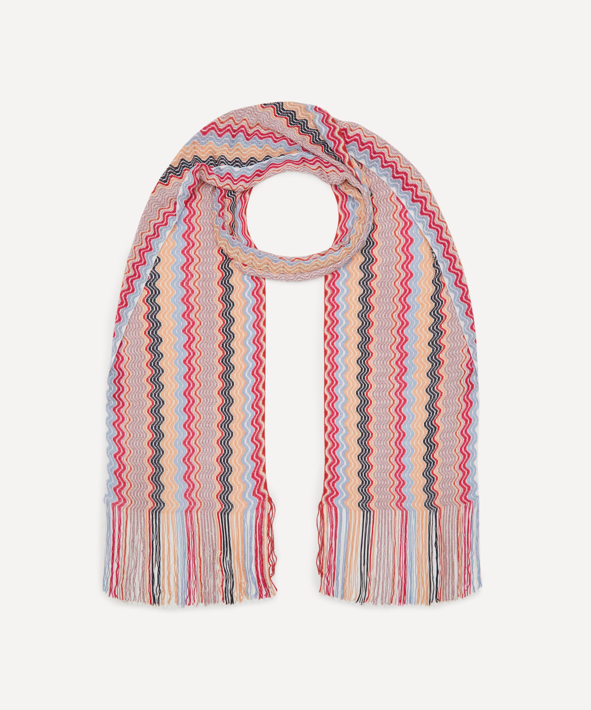 Missoni - Zig-Zag Long Fringed Scarf image number 0