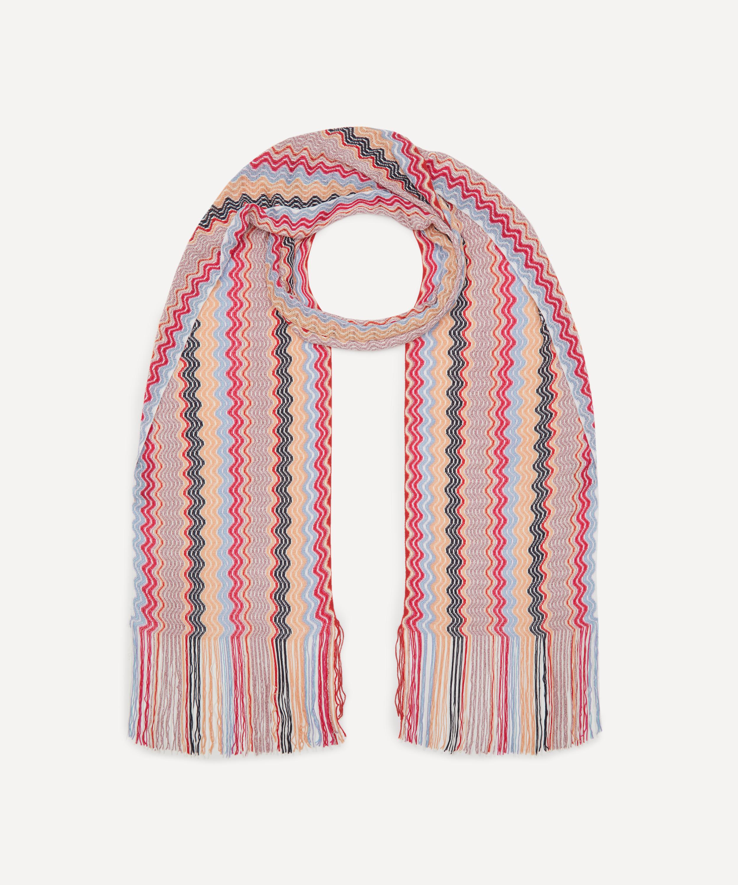 Missoni - Zig-Zag Long Fringed Scarf image number 0