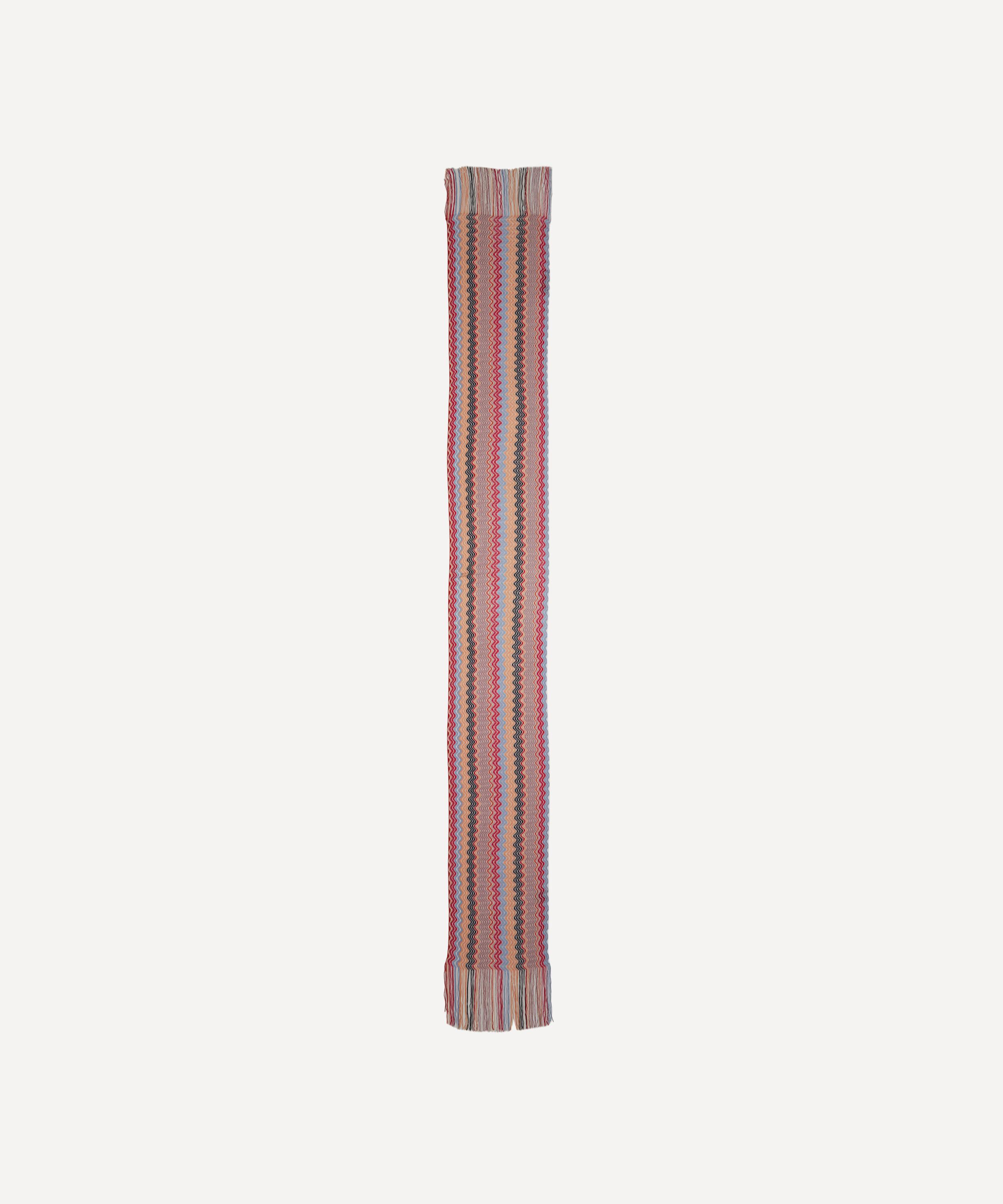 Missoni - Zig-Zag Long Fringed Scarf image number 1
