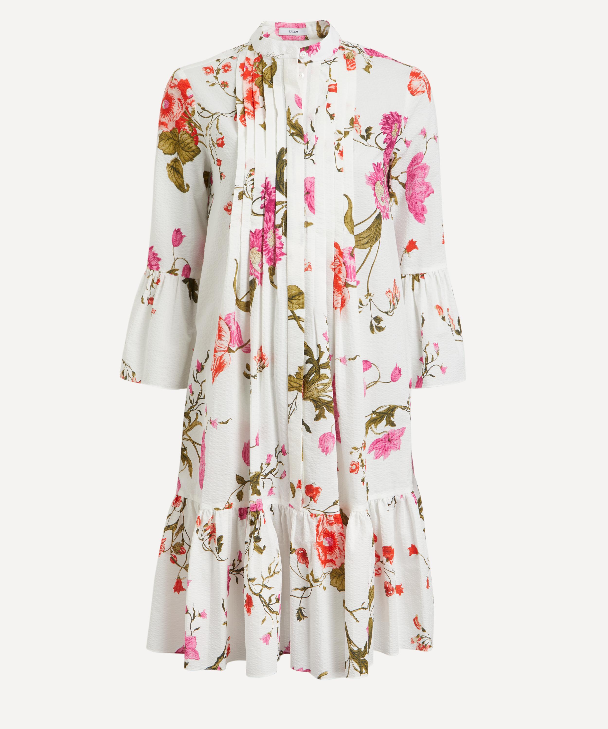 Erdem - Tiered Cotton Shirtdress image number 0