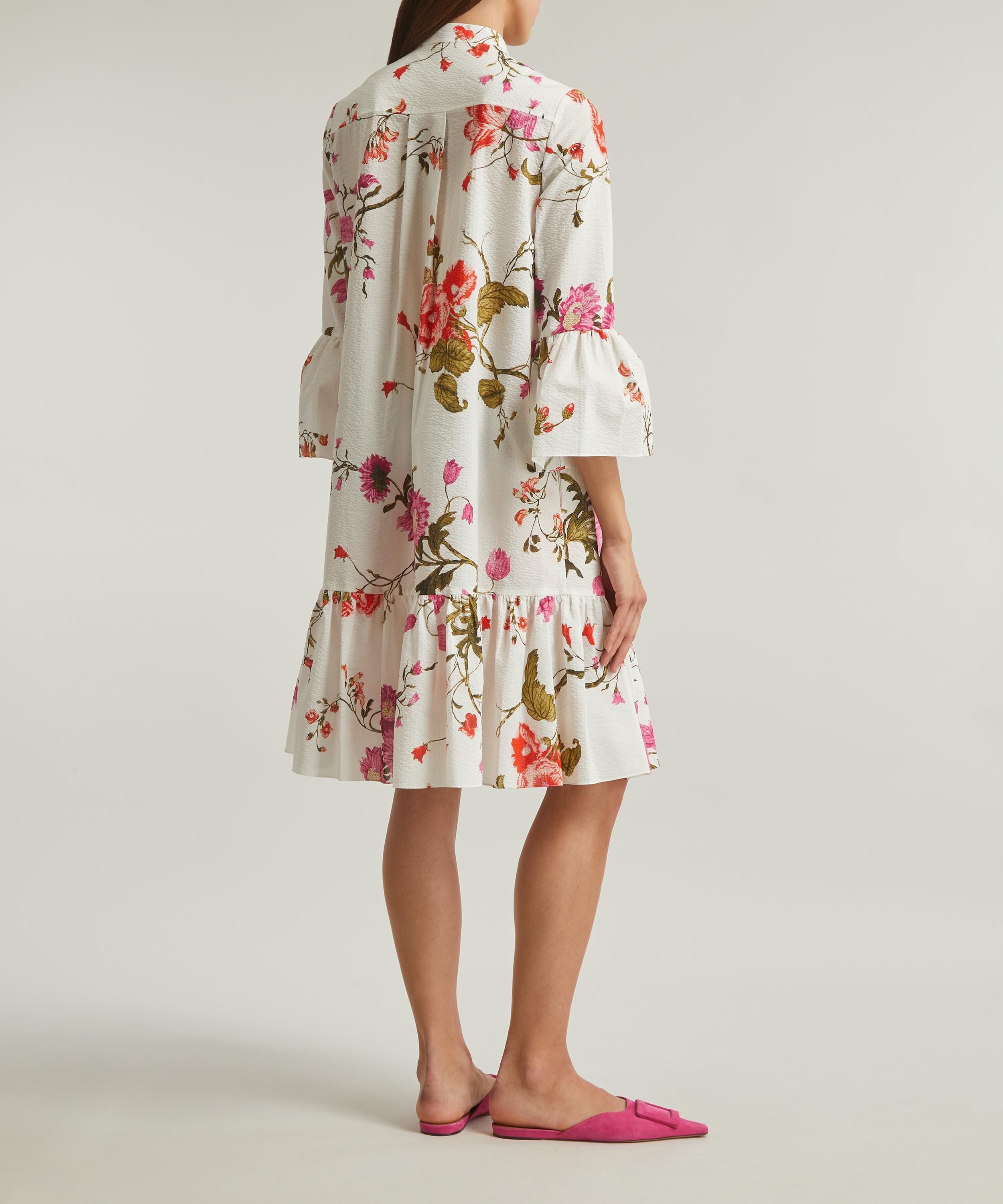 Erdem - Tiered Cotton Shirtdress image number 3