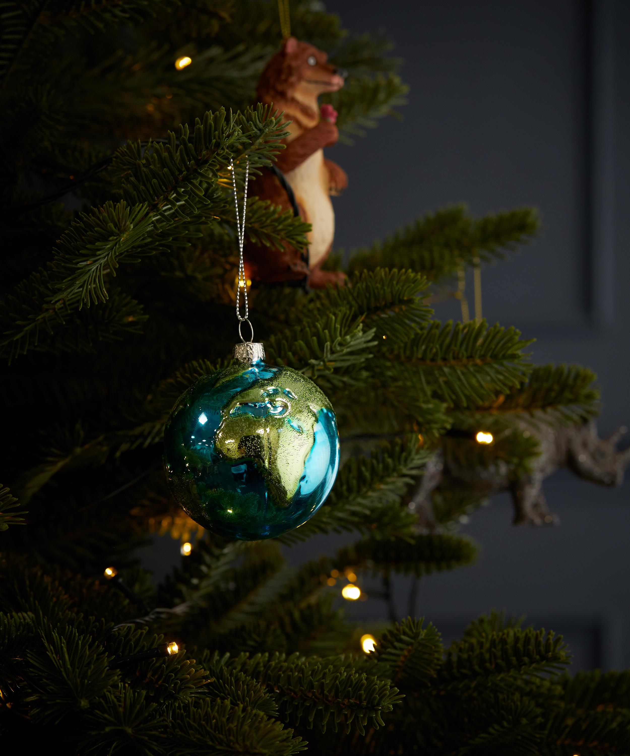 Christmas - Novelty Earth Christmas Bauble image number 1