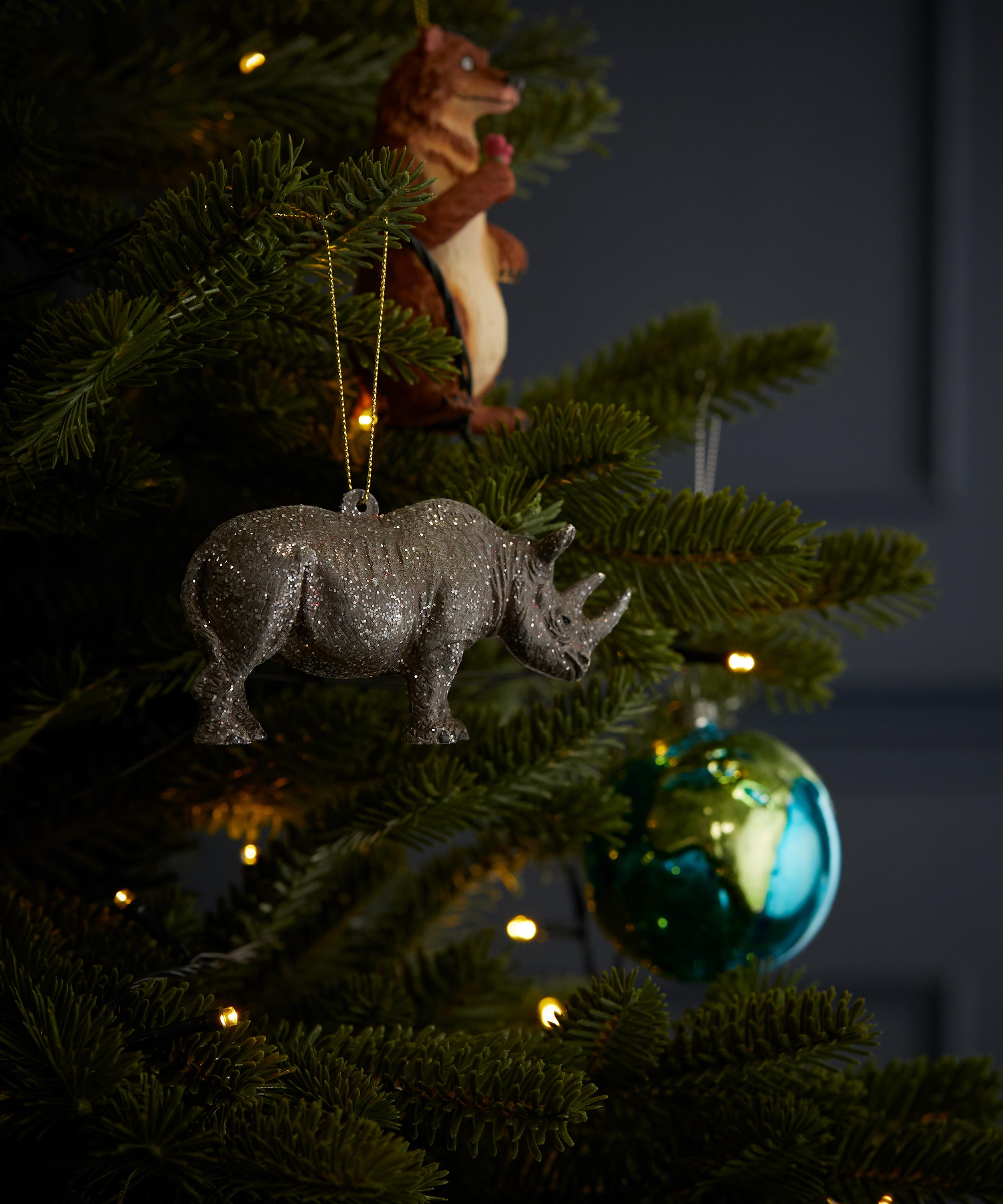 Christmas - Rhino Christmas Bauble image number 1