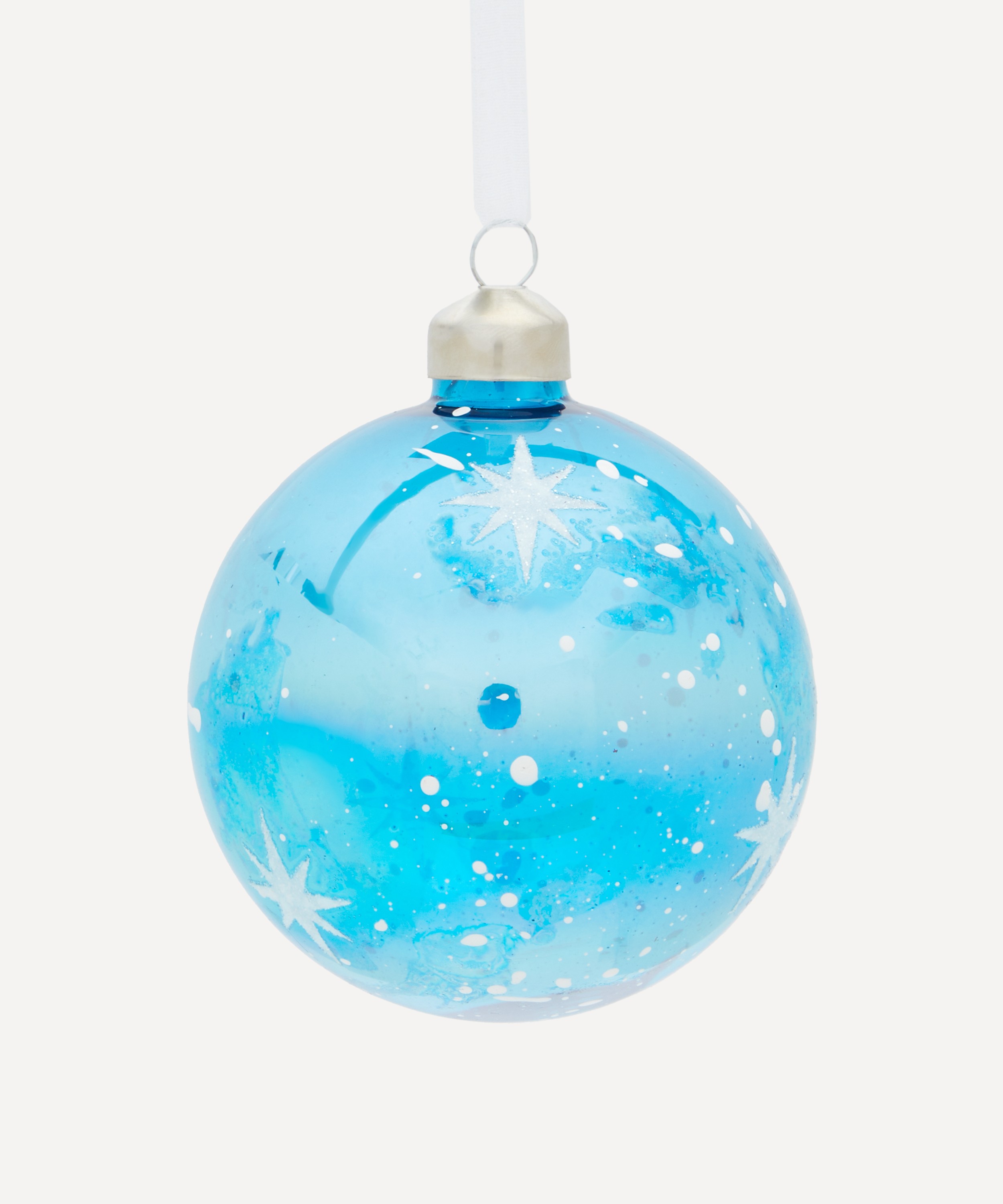 Christmas - Iridescent Snowflake Christmas Bauble image number 0