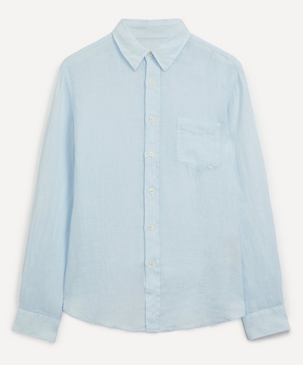 120% Lino - Regular Fit Linen Shirt image number null