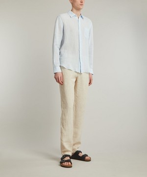 120% Lino - Regular Fit Linen Shirt image number 1