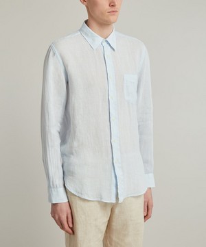 120% Lino - Regular Fit Linen Shirt image number 2