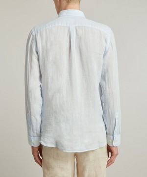 120% Lino - Regular Fit Linen Shirt image number 3