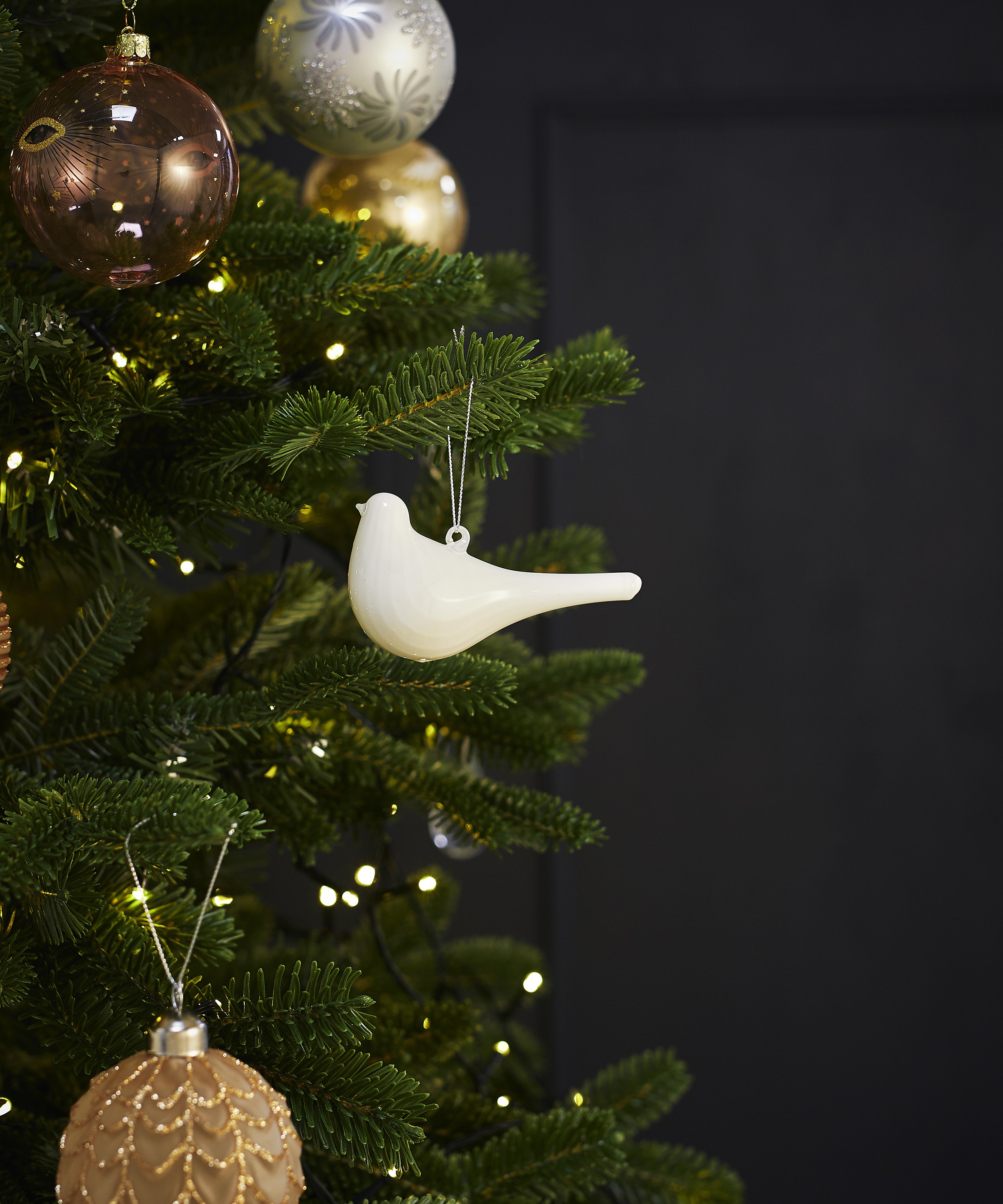 Christmas - White Bird Christmas Ornament image number 1