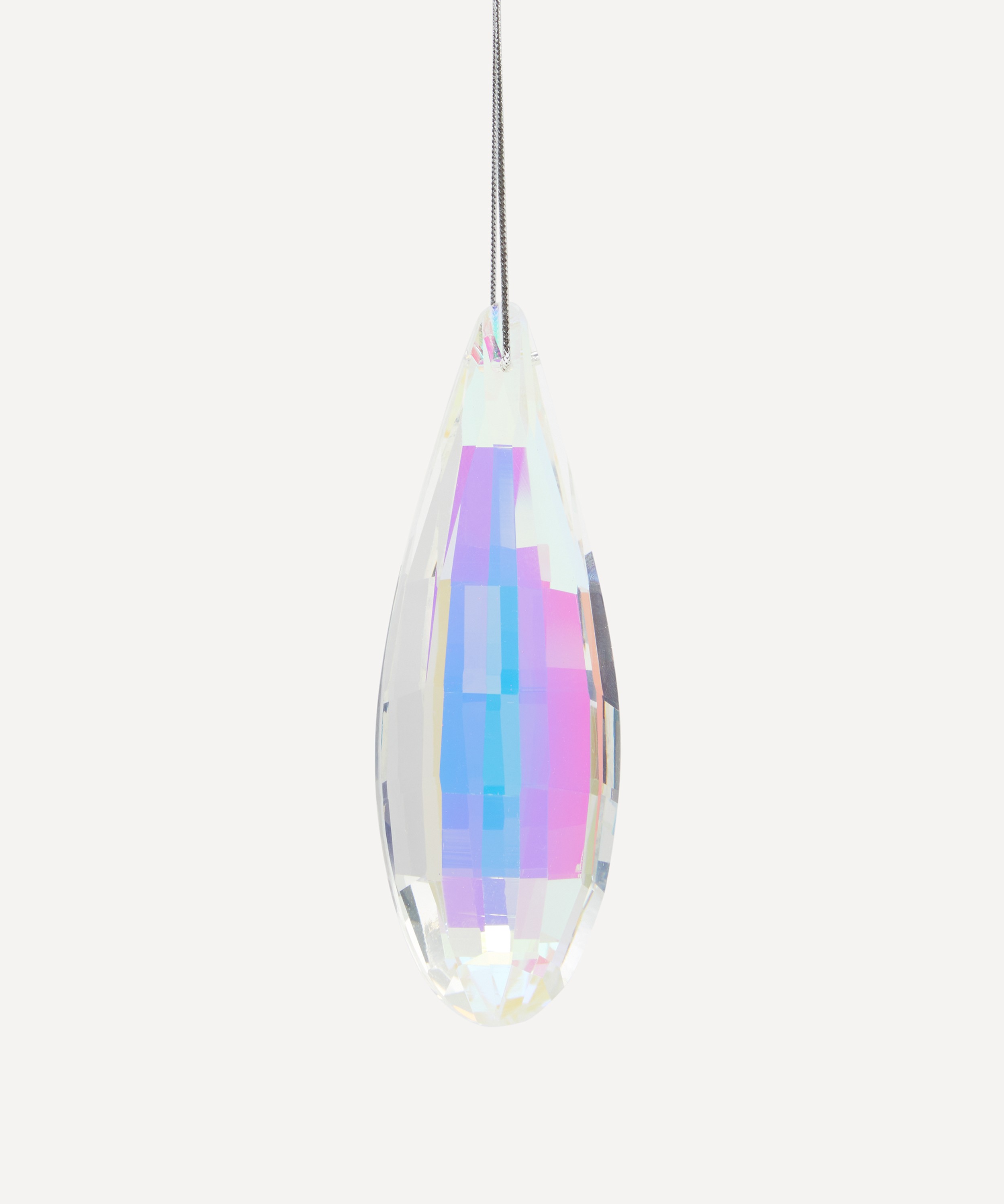 Christmas - Iridescent Glass Drop Christmas Ornament image number 0