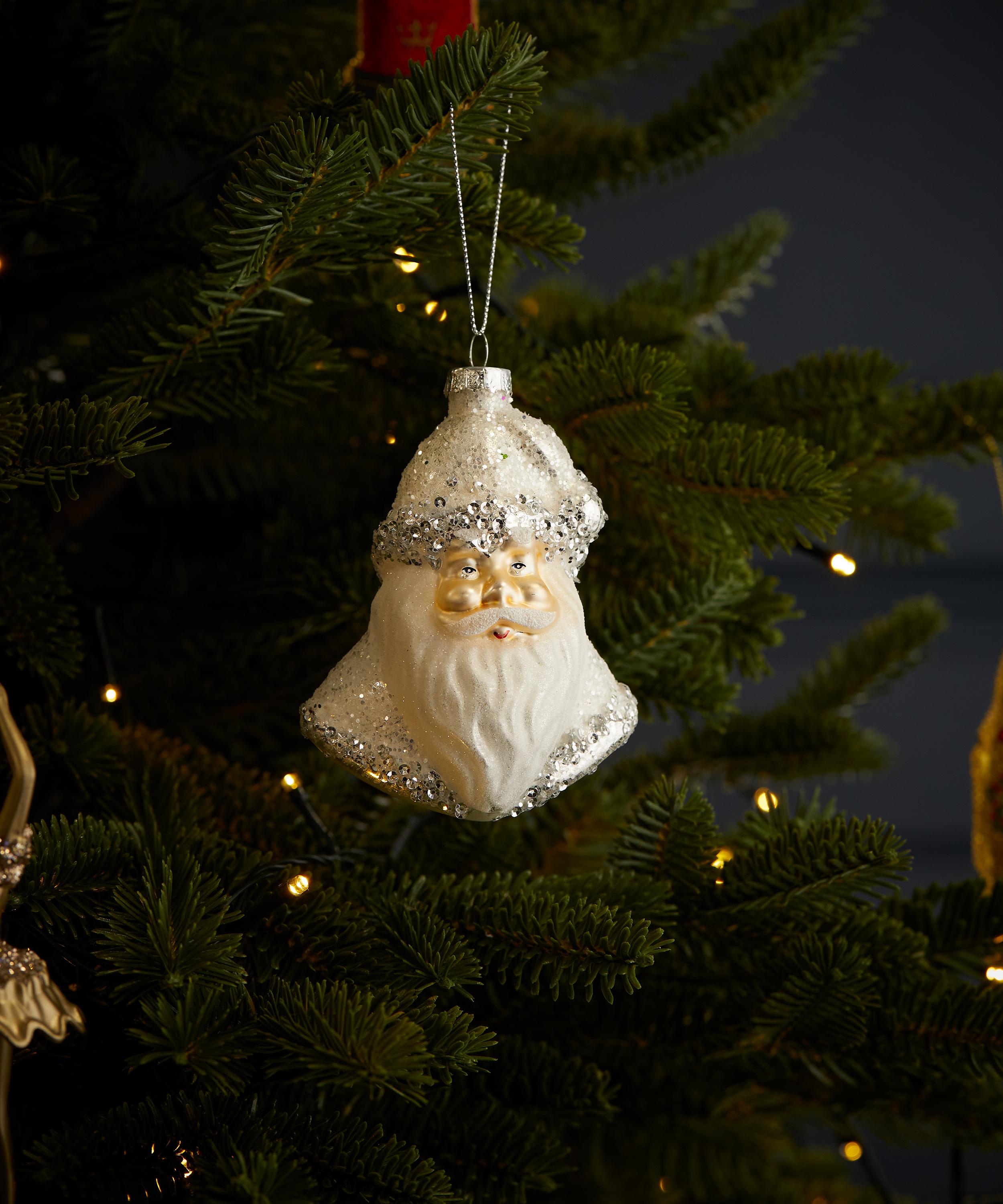 Christmas - Santa Head Christmas Ornament image number 1