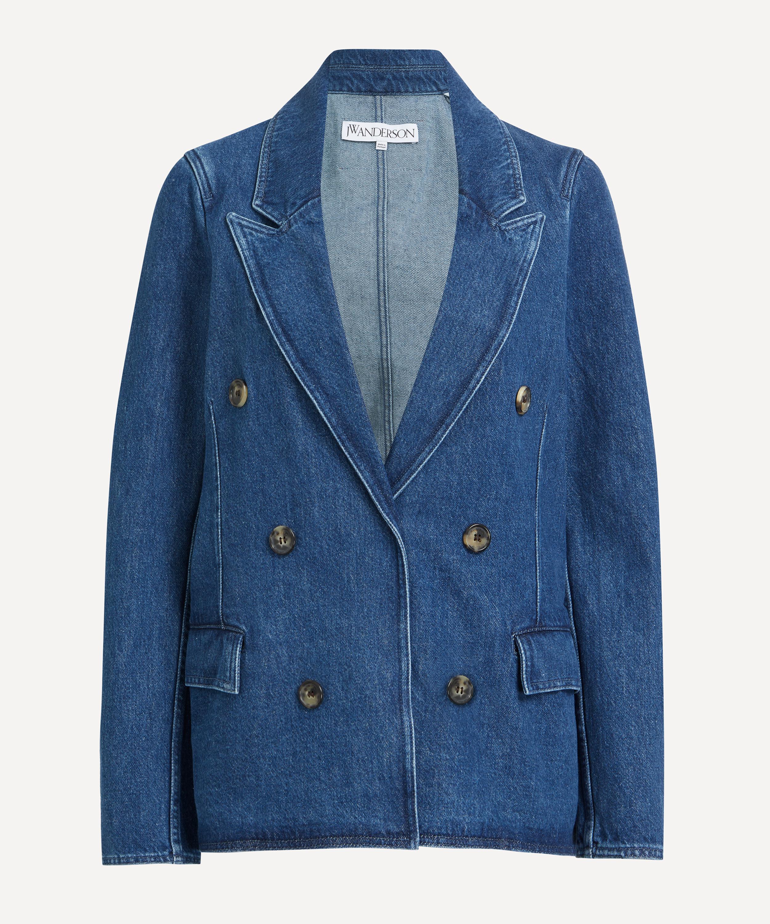 JW Anderson - Tailored Denim Logo Patch Jacket image number 0