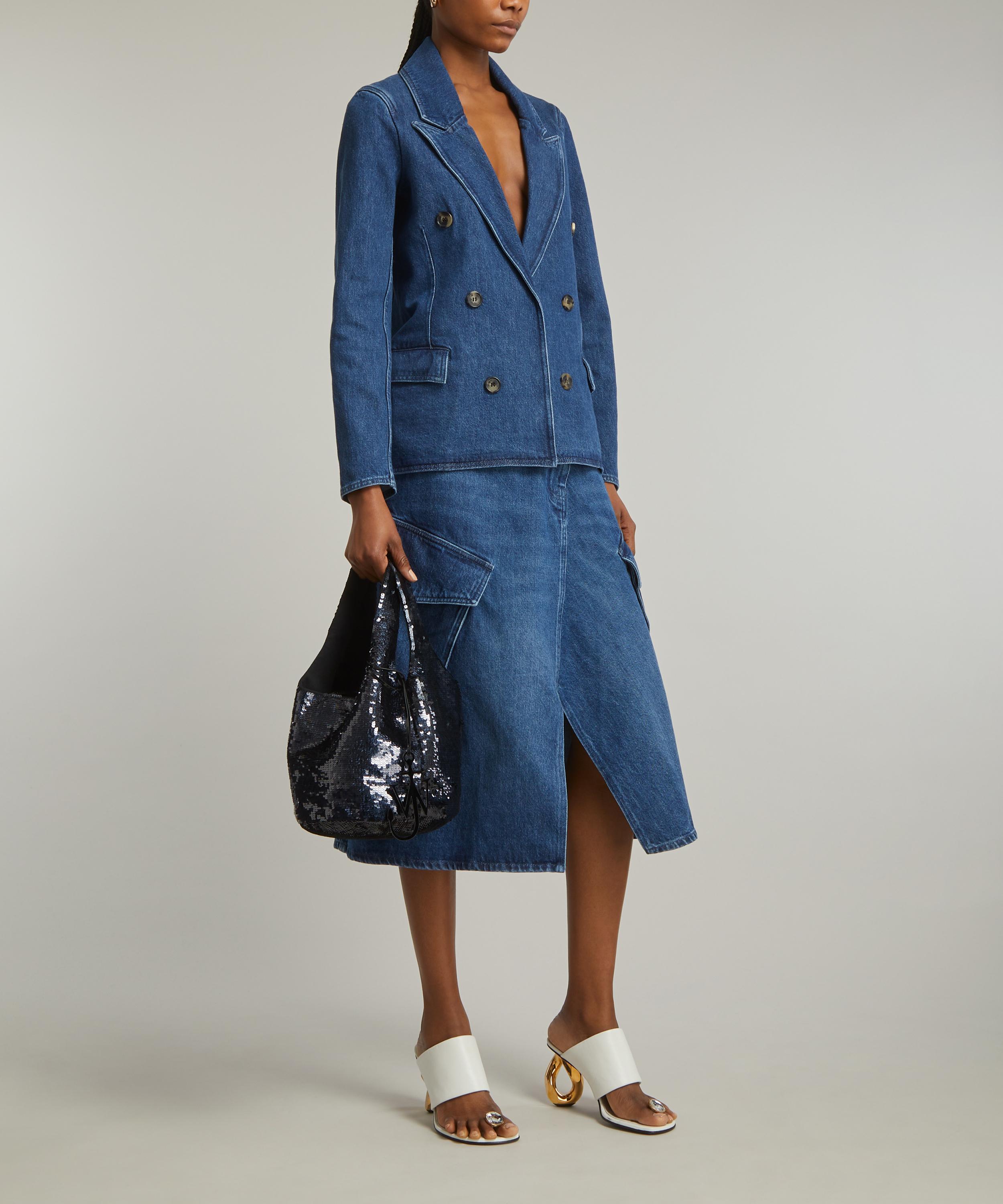 JW Anderson - Tailored Denim Logo Patch Jacket image number 1