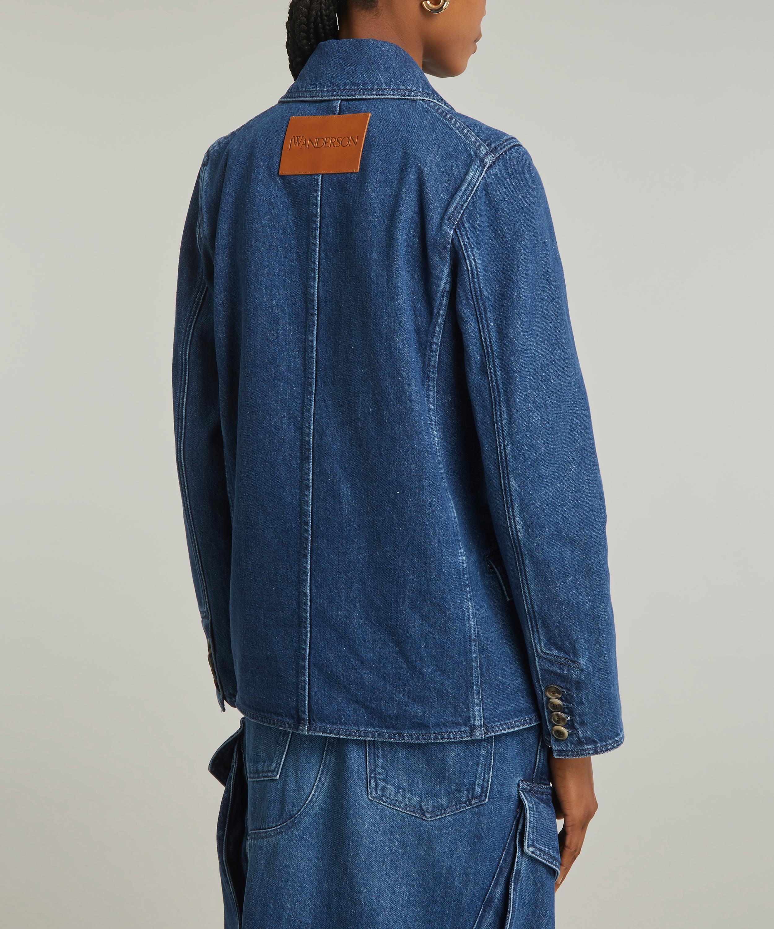 JW Anderson - Tailored Denim Logo Patch Jacket image number 3