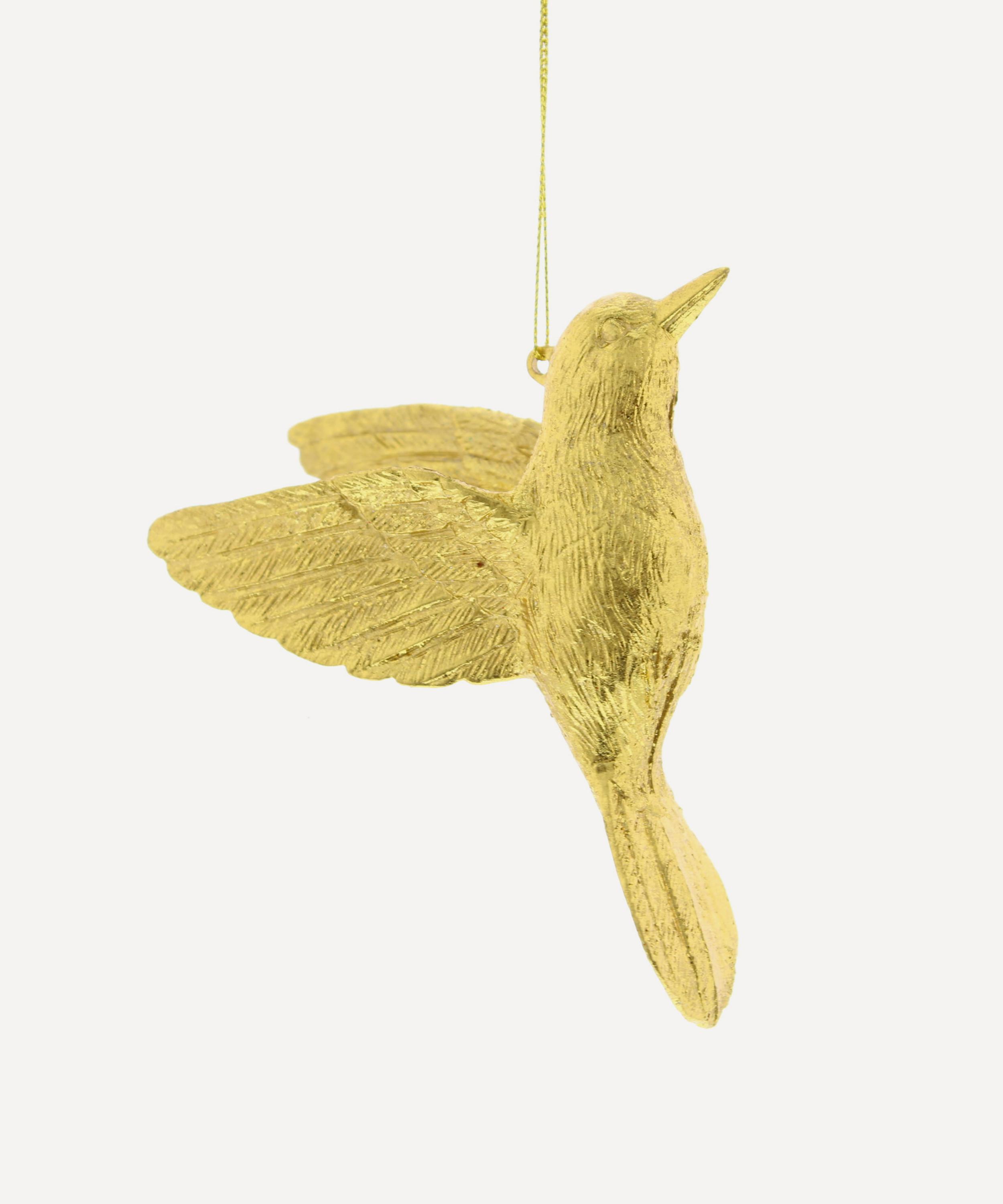 Christmas - Gold Hummingbird Christmas Ornament image number 0