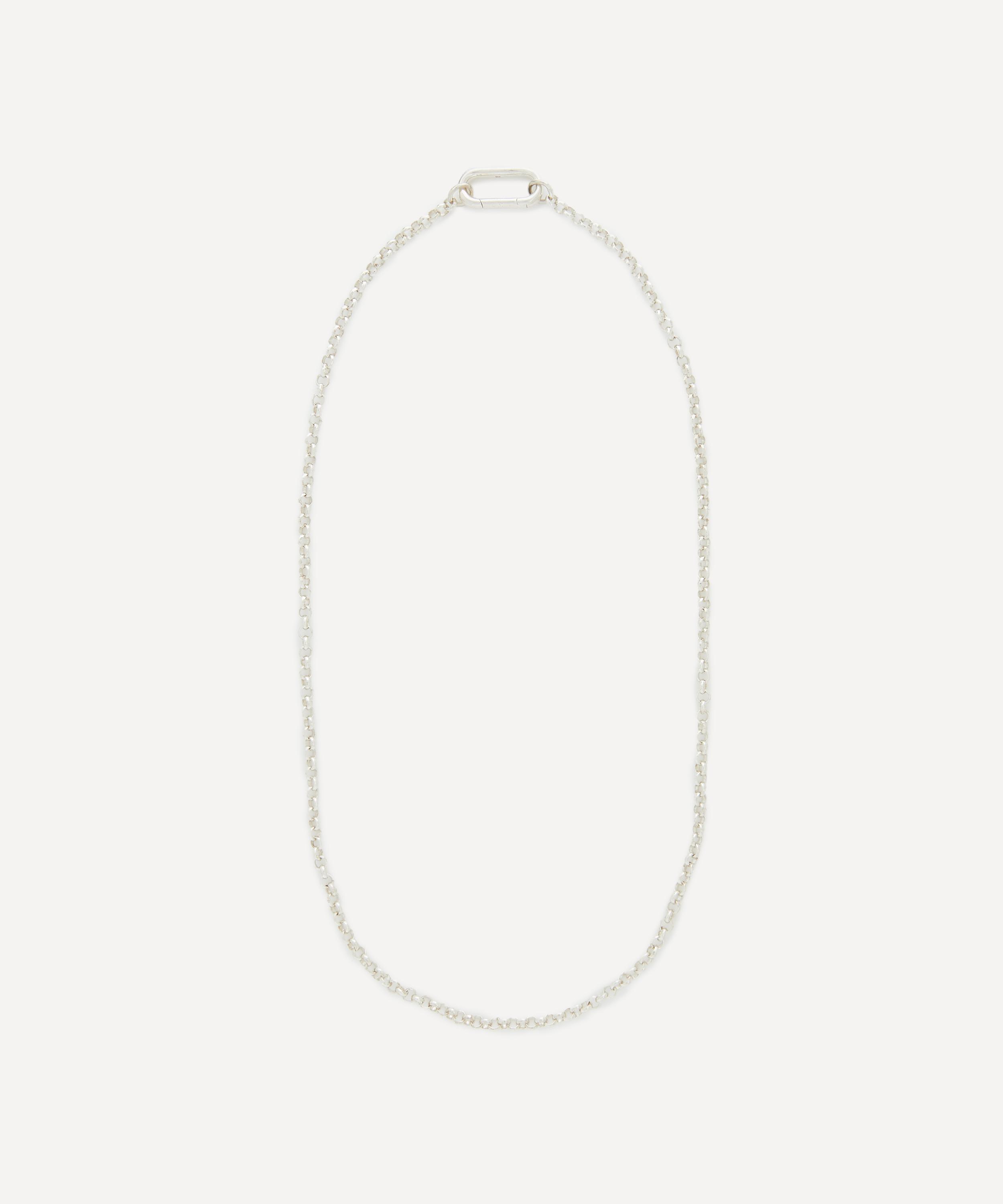 Rachel Jackson - Sterling Silver Hardware Clasp Chain Necklace