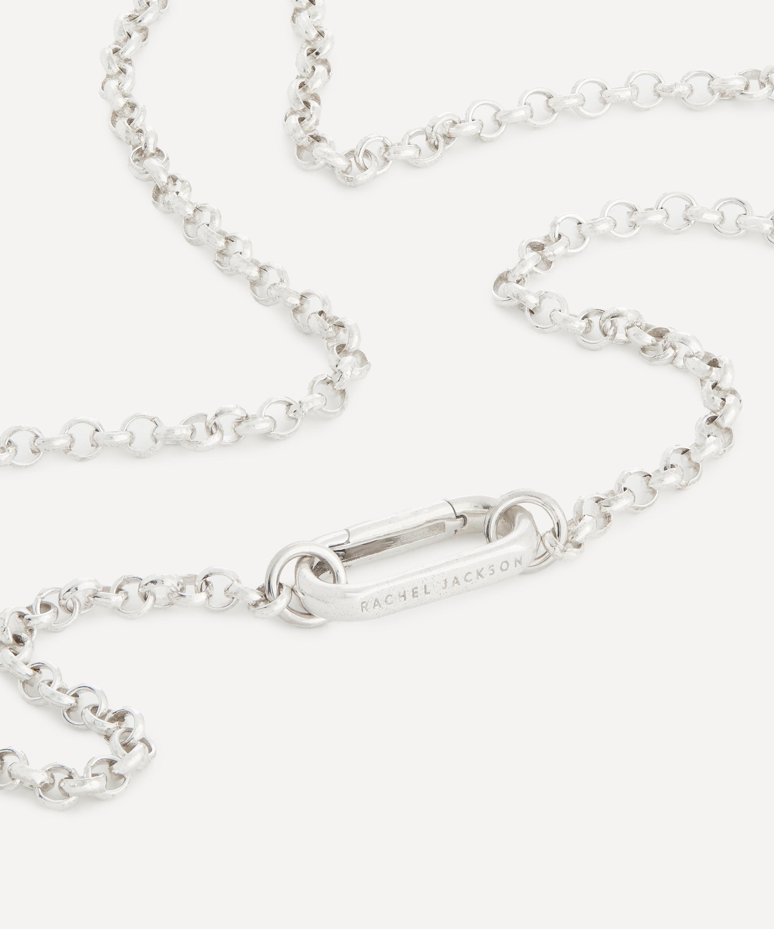 Rachel Jackson - Sterling Silver Hardware Clasp Chain Necklace image number 1