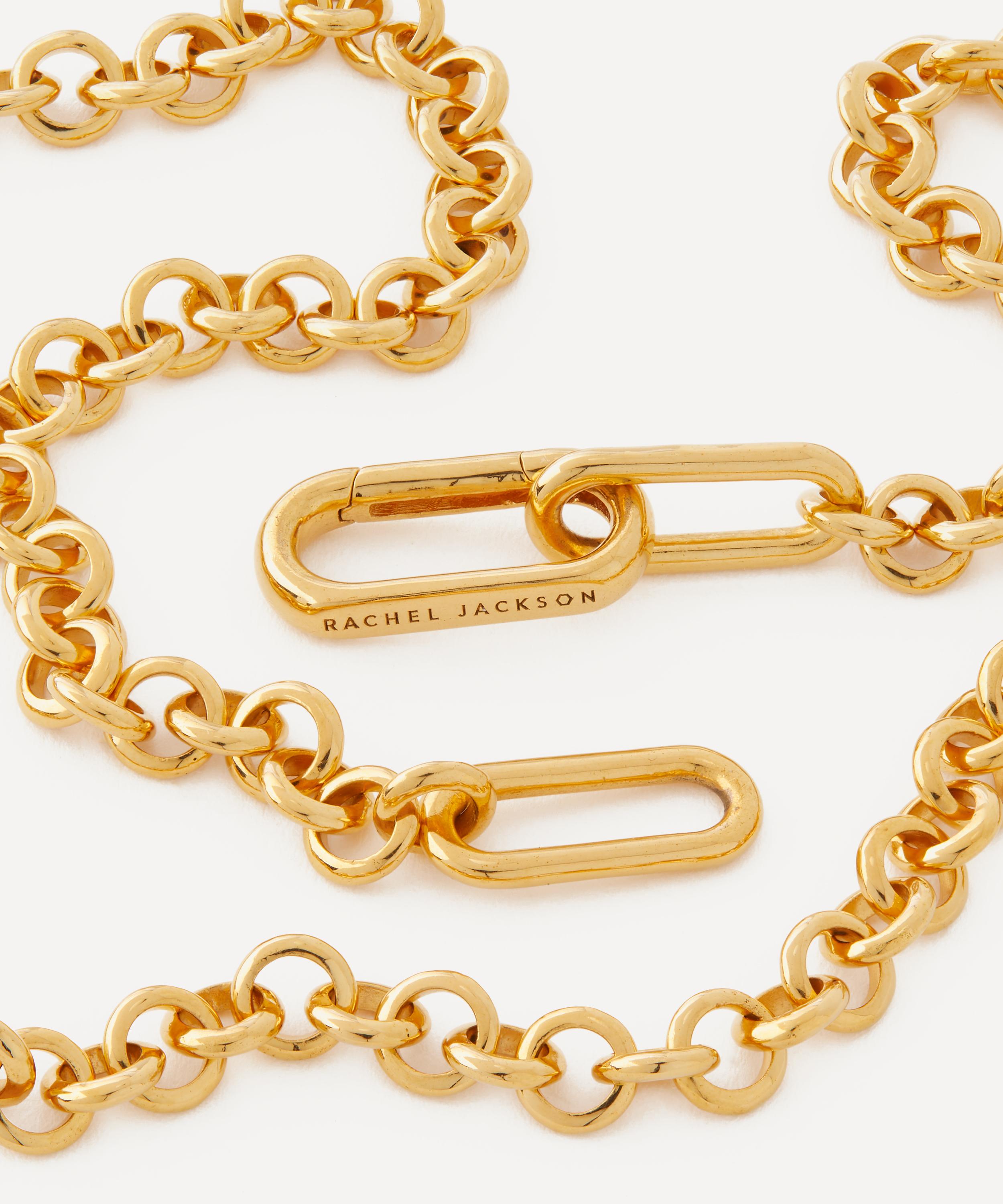 Rachel Jackson - 22ct Gold-Plated Hardware Statement Chain Necklace image number 1