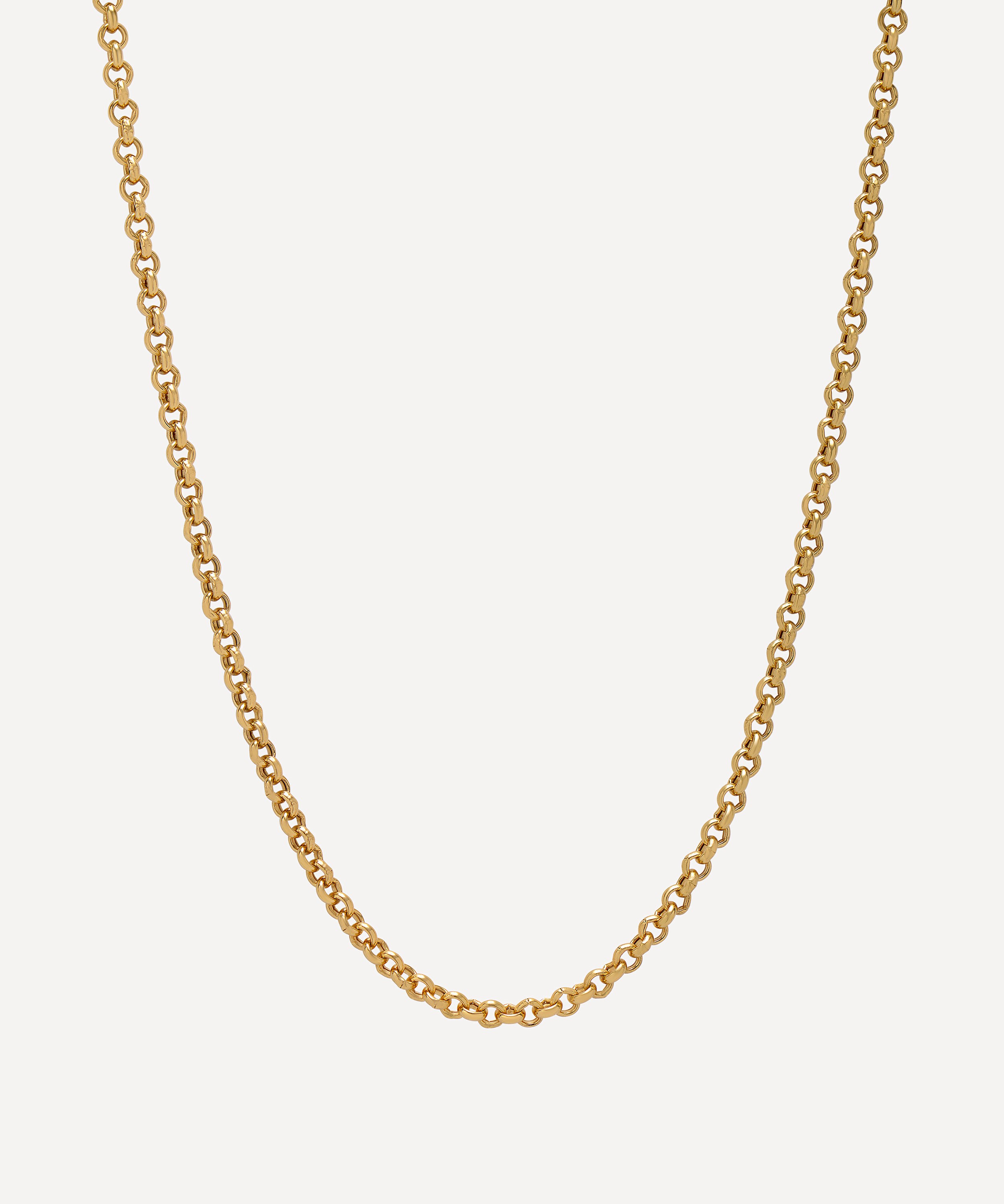 Rachel Jackson - 22ct Gold-Plated Rock Rolo Chain Necklace