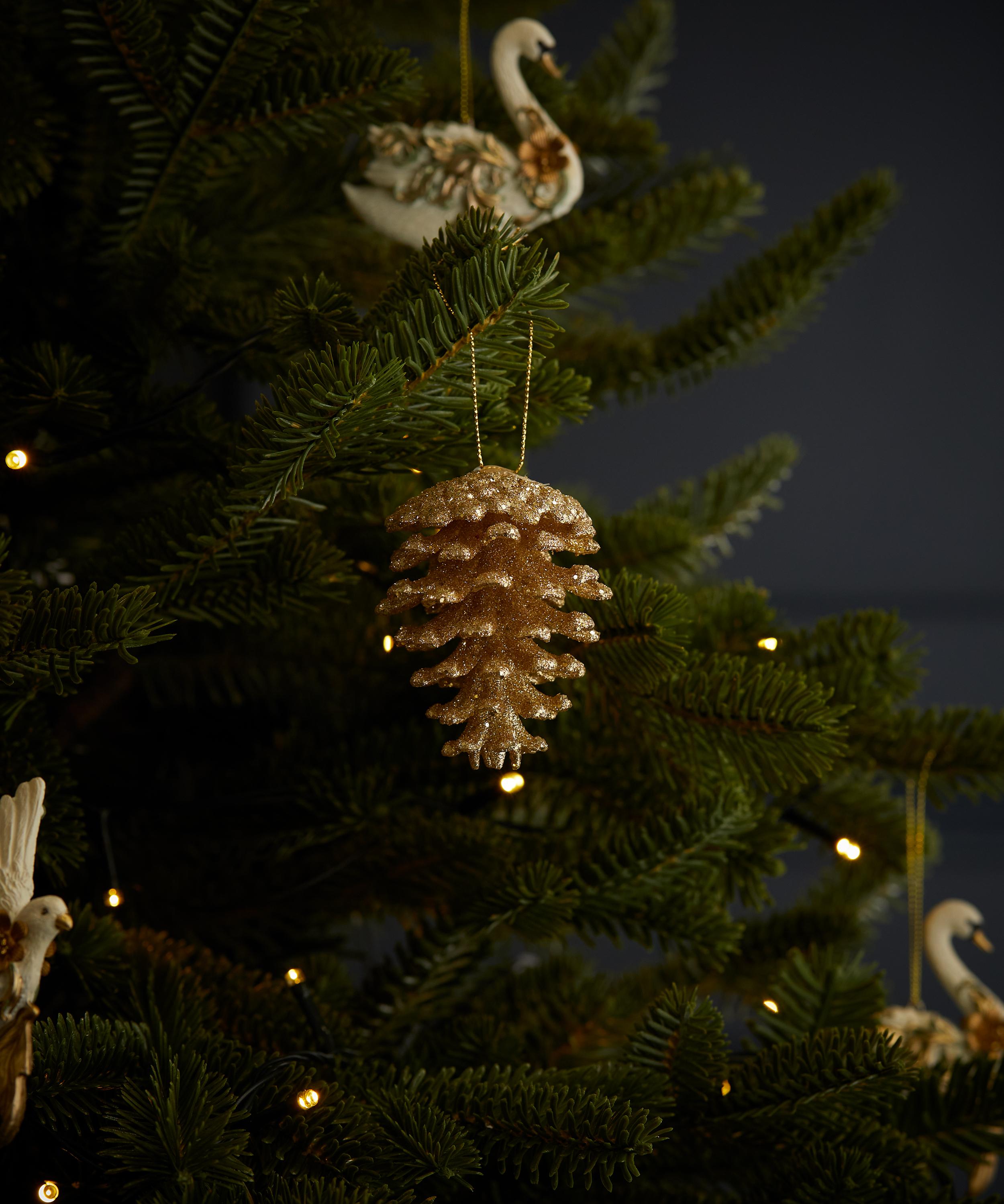 Christmas - Glitter Pinecone Christmas Ornament image number 1