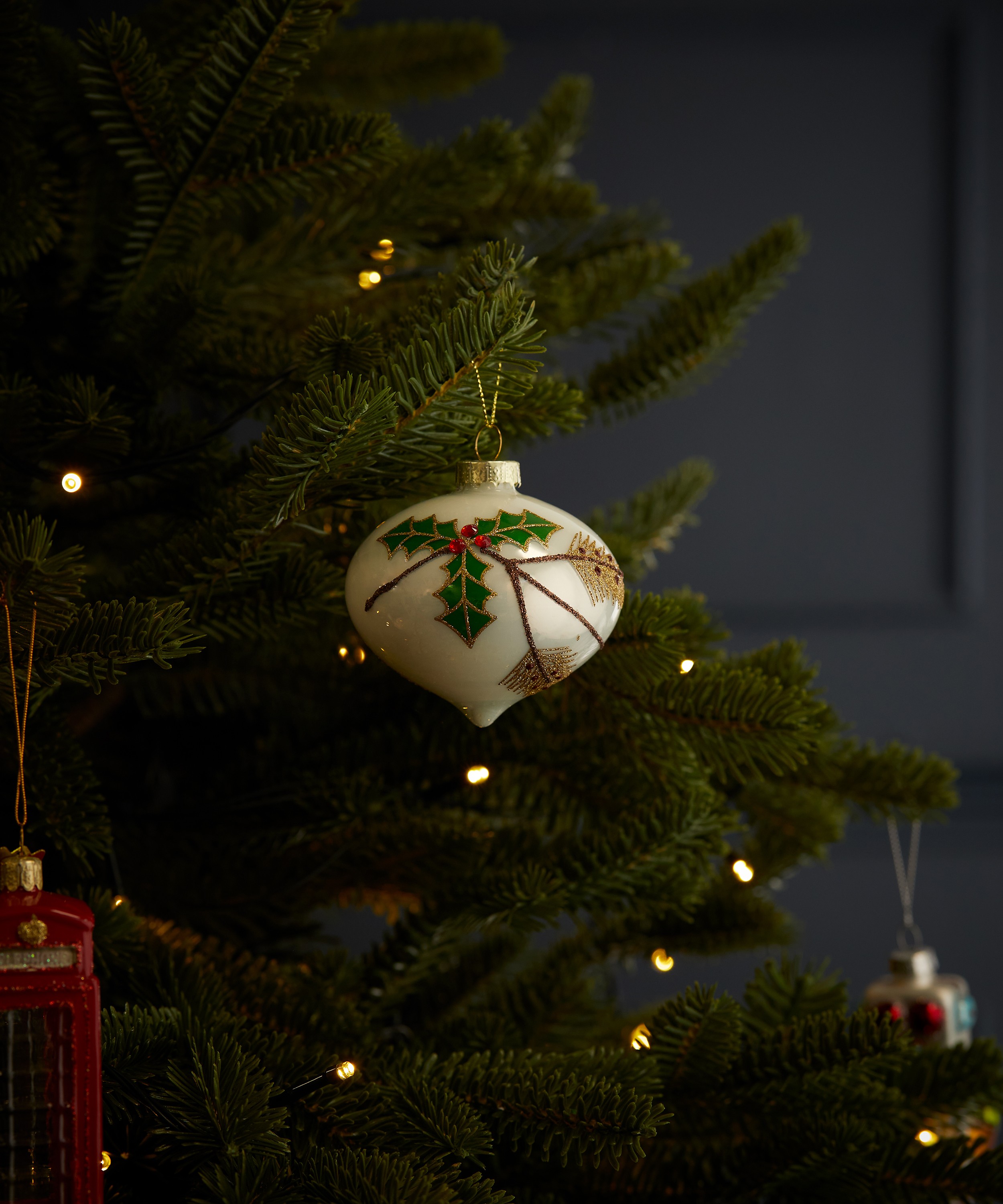 Christmas - Holly Onion Christmas Bauble image number 1