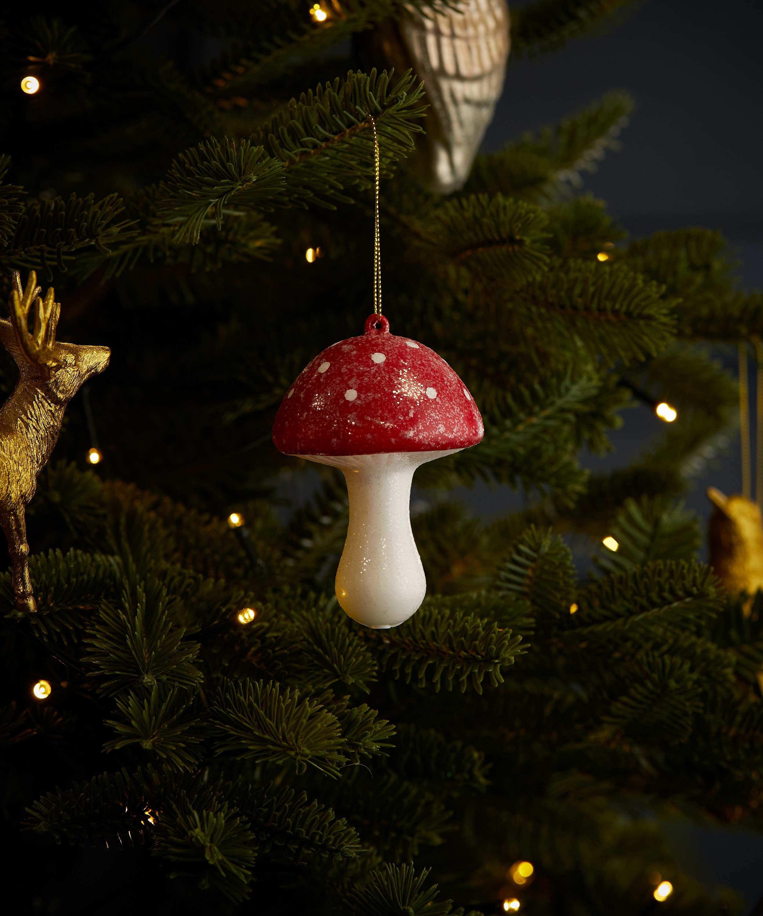 Christmas - Mushroom Christmas Ornament image number 1