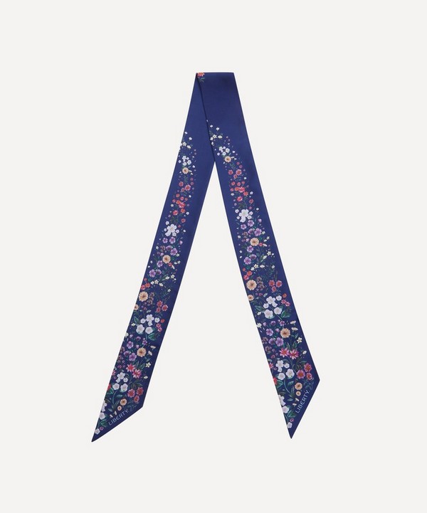 Liberty - Annie Floral 160x8 Silk Scarf image number null