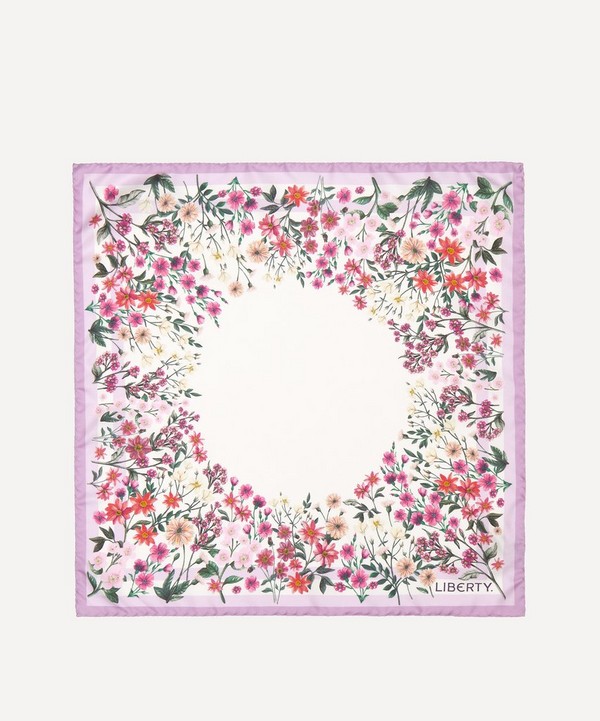 Liberty - Annie Floral 45x45 Silk Scarf image number null