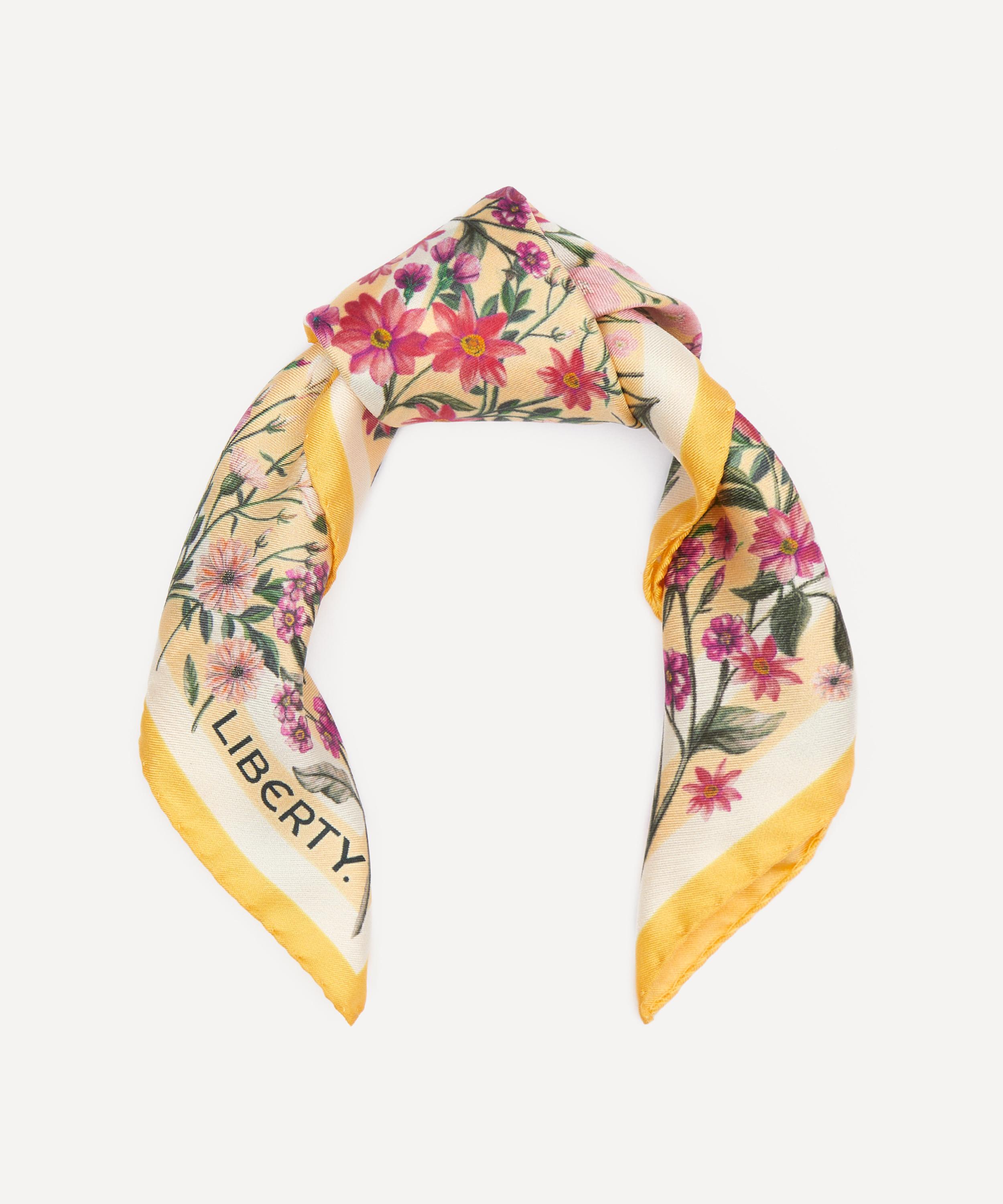 Liberty - Annie Floral 45x45 Silk Scarf image number 2