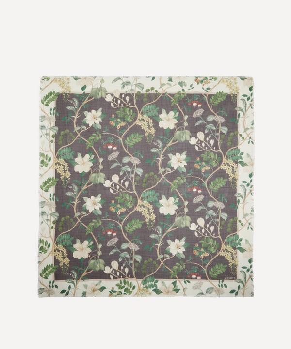 Liberty - Magical Plants 140x140 Silk-Cashmere Scarf image number null