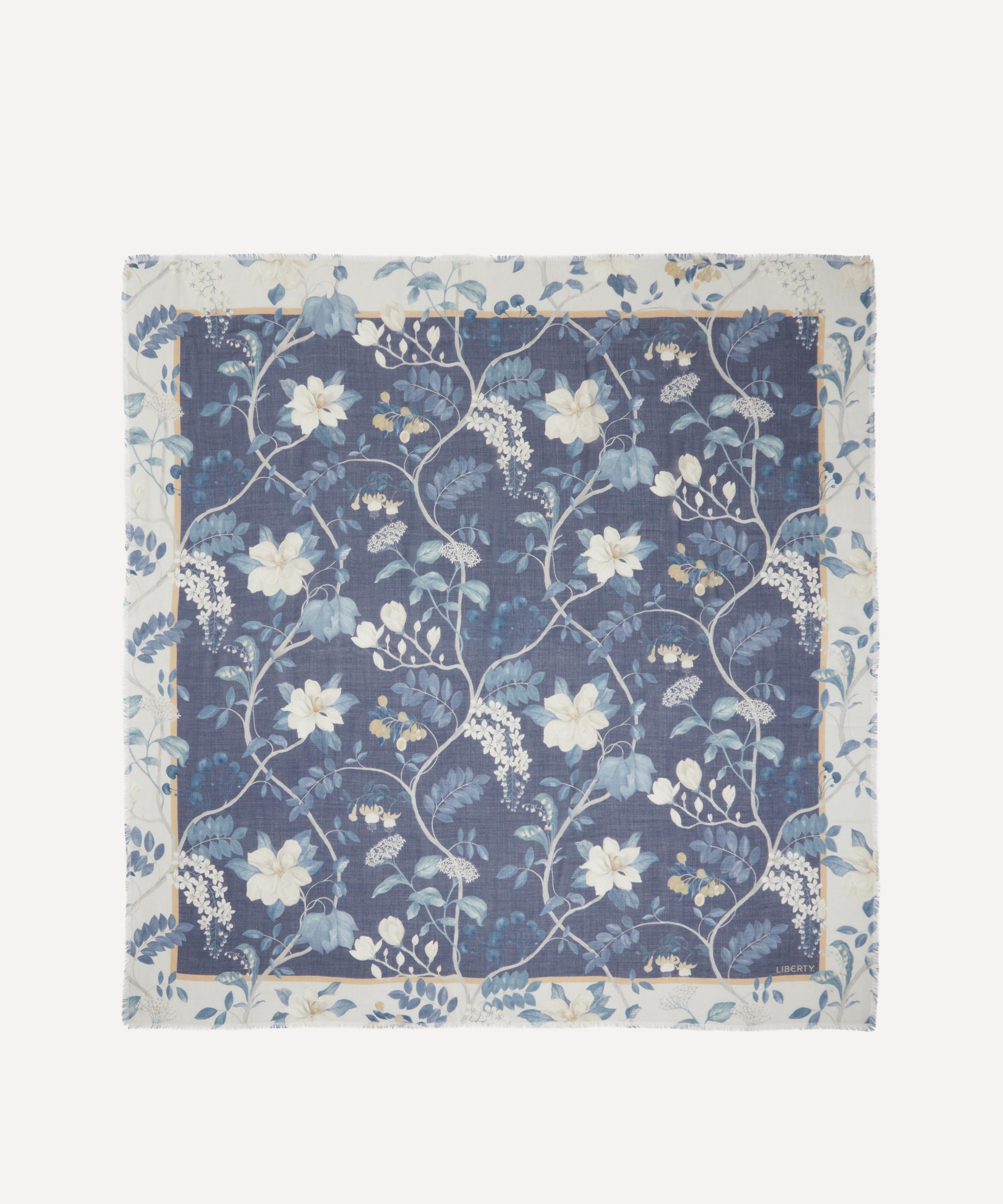 Liberty - Magical Plants 140x140 Silk-Cashmere Scarf image number 0