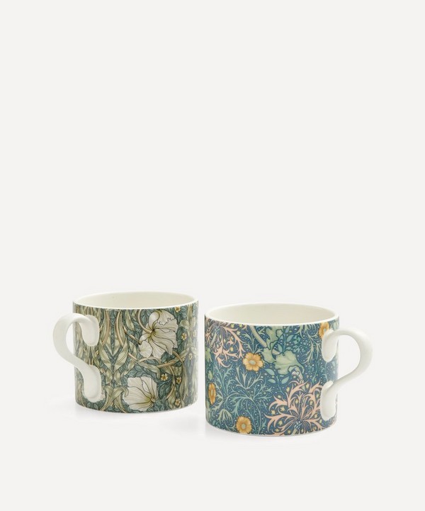 Spode - x Morris and Co. Seaweed and Pimpernel Mugs Set of 2
