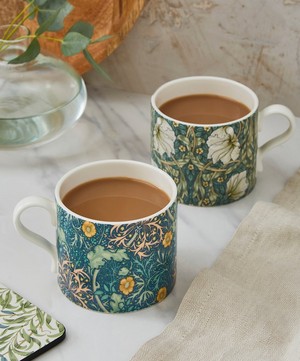 Spode - x Morris and Co. Seaweed and Pimpernel Mugs Set of 2 image number 1