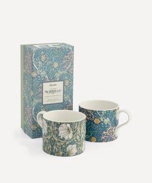 Spode - x Morris and Co. Seaweed and Pimpernel Mugs Set of 2 image number 2