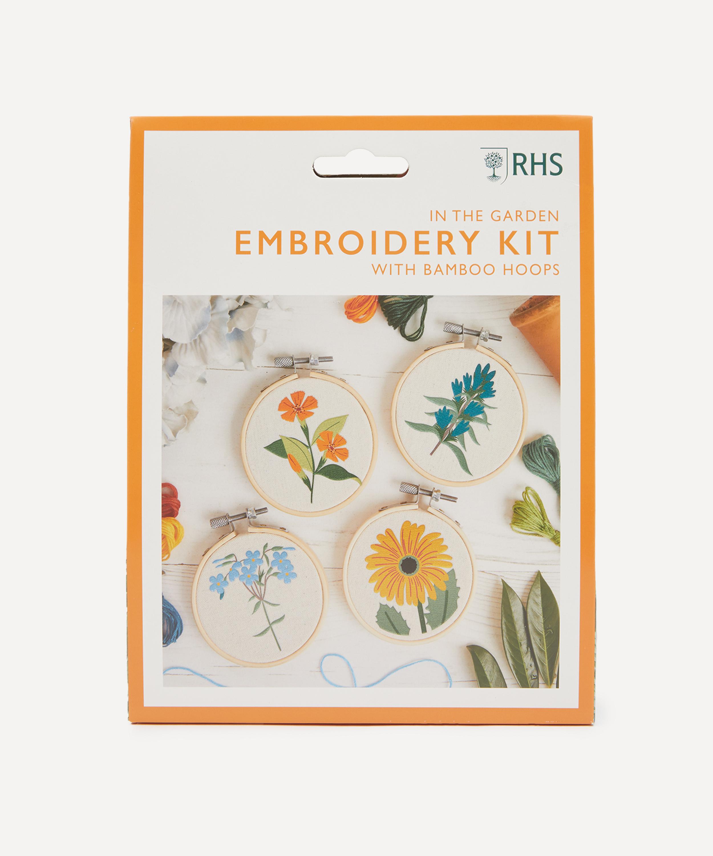 Royal Horticultural Society - In The Garden Embroidery Hoop Kit image number 0