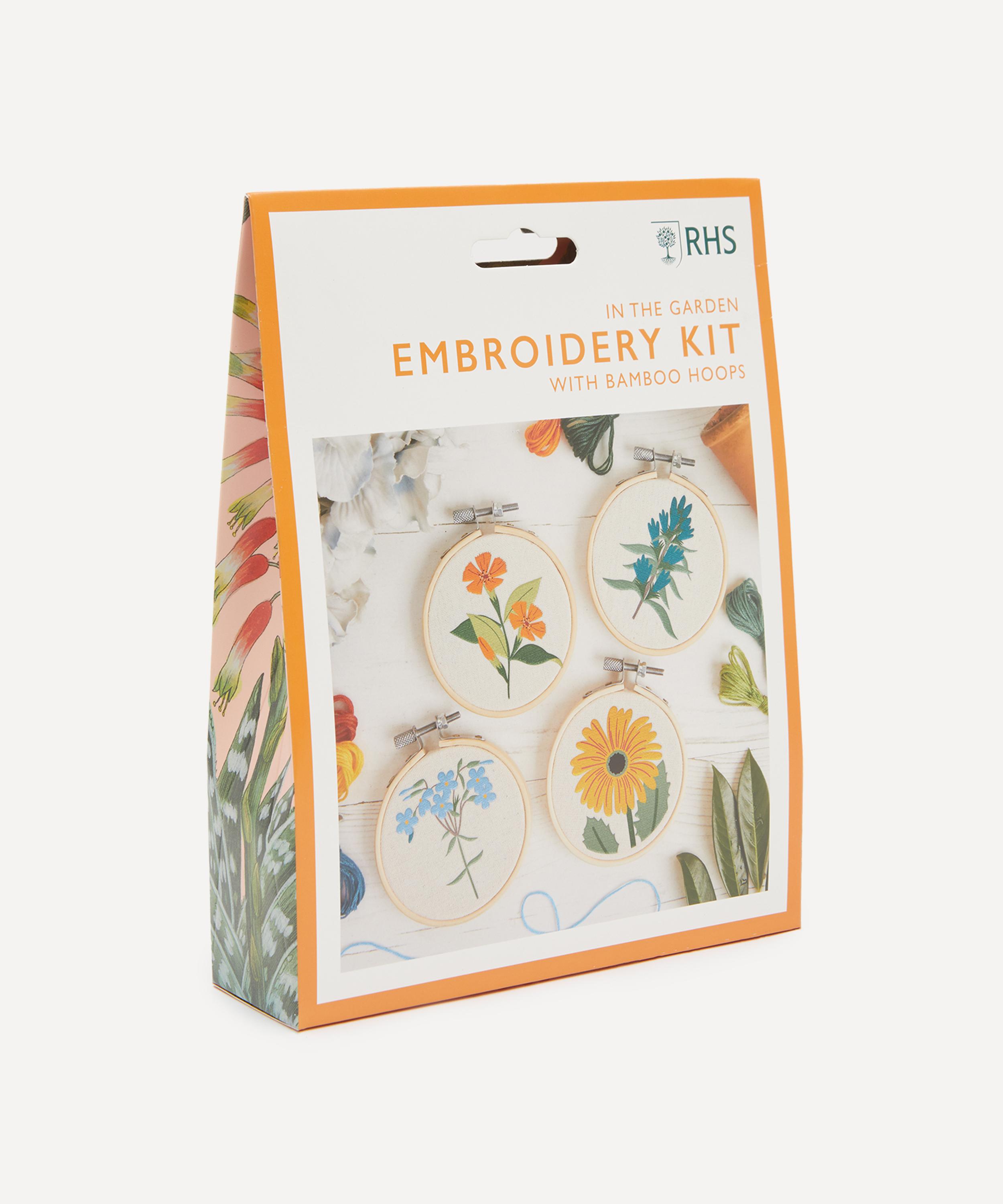 Royal Horticultural Society - In The Garden Embroidery Hoop Kit image number 1