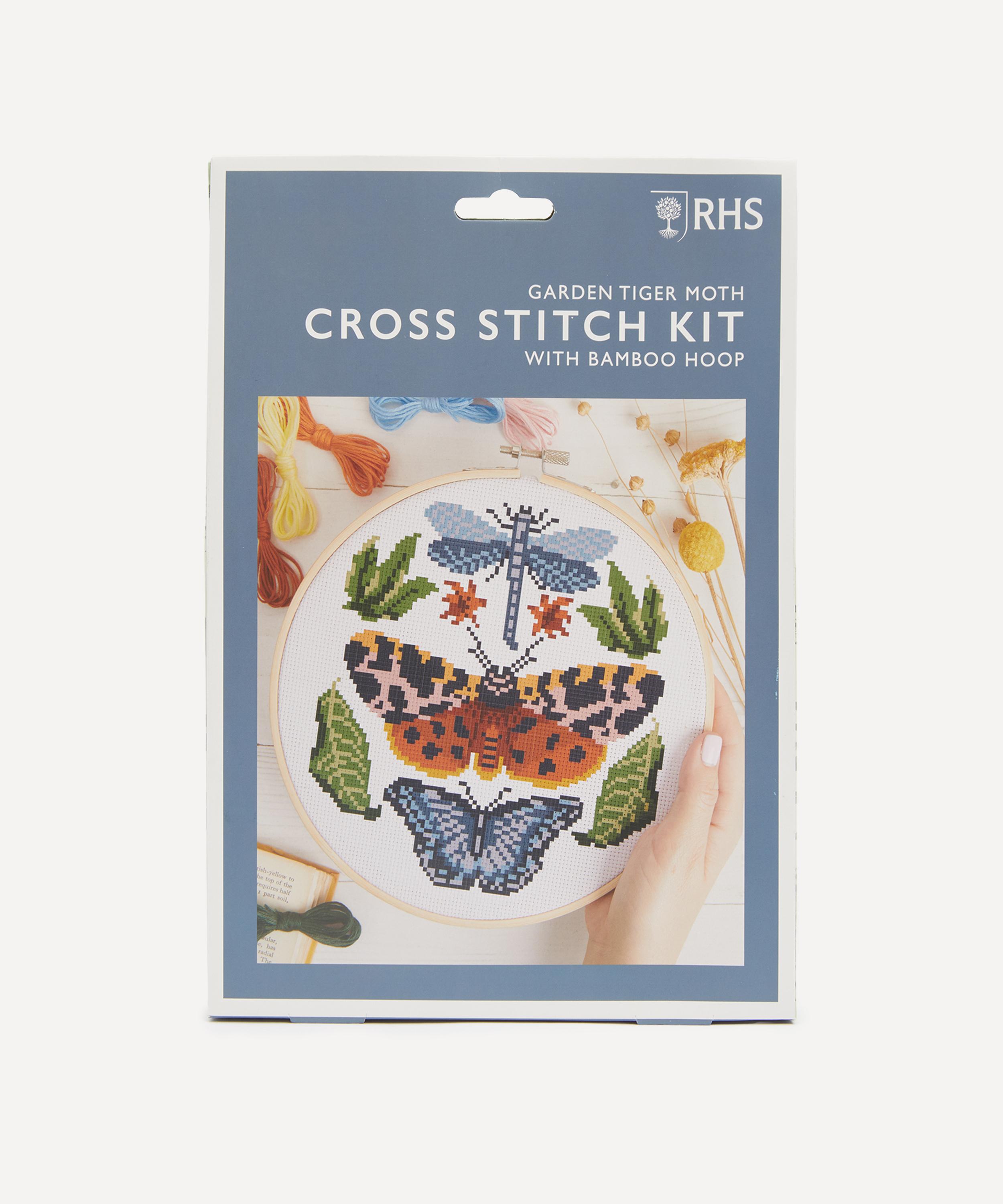 Royal Horticultural Society - Garden Tiger Moth Cross Stitch Kit image number 0