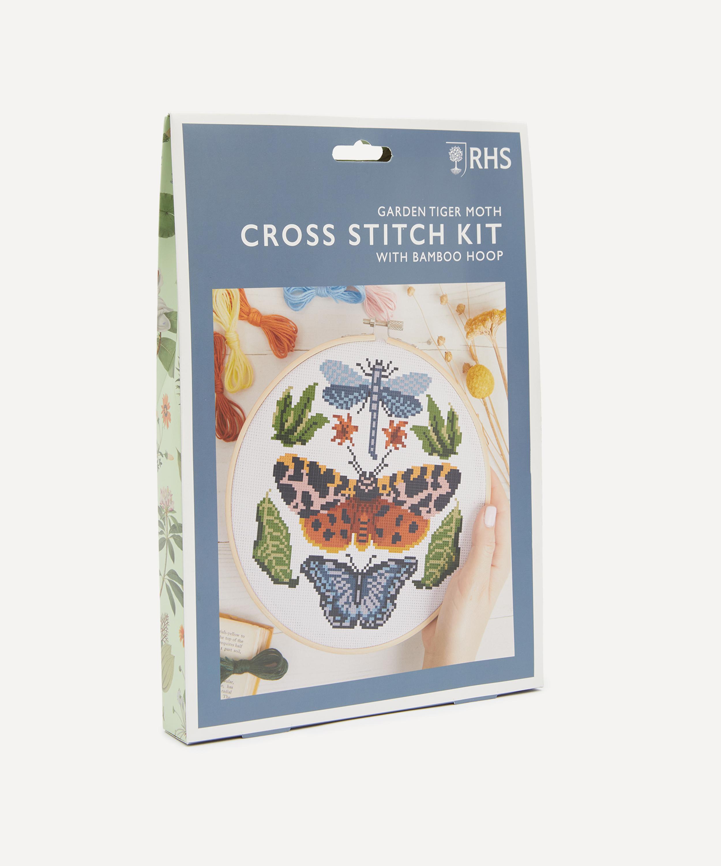 Royal Horticultural Society - Garden Tiger Moth Cross Stitch Kit image number 1