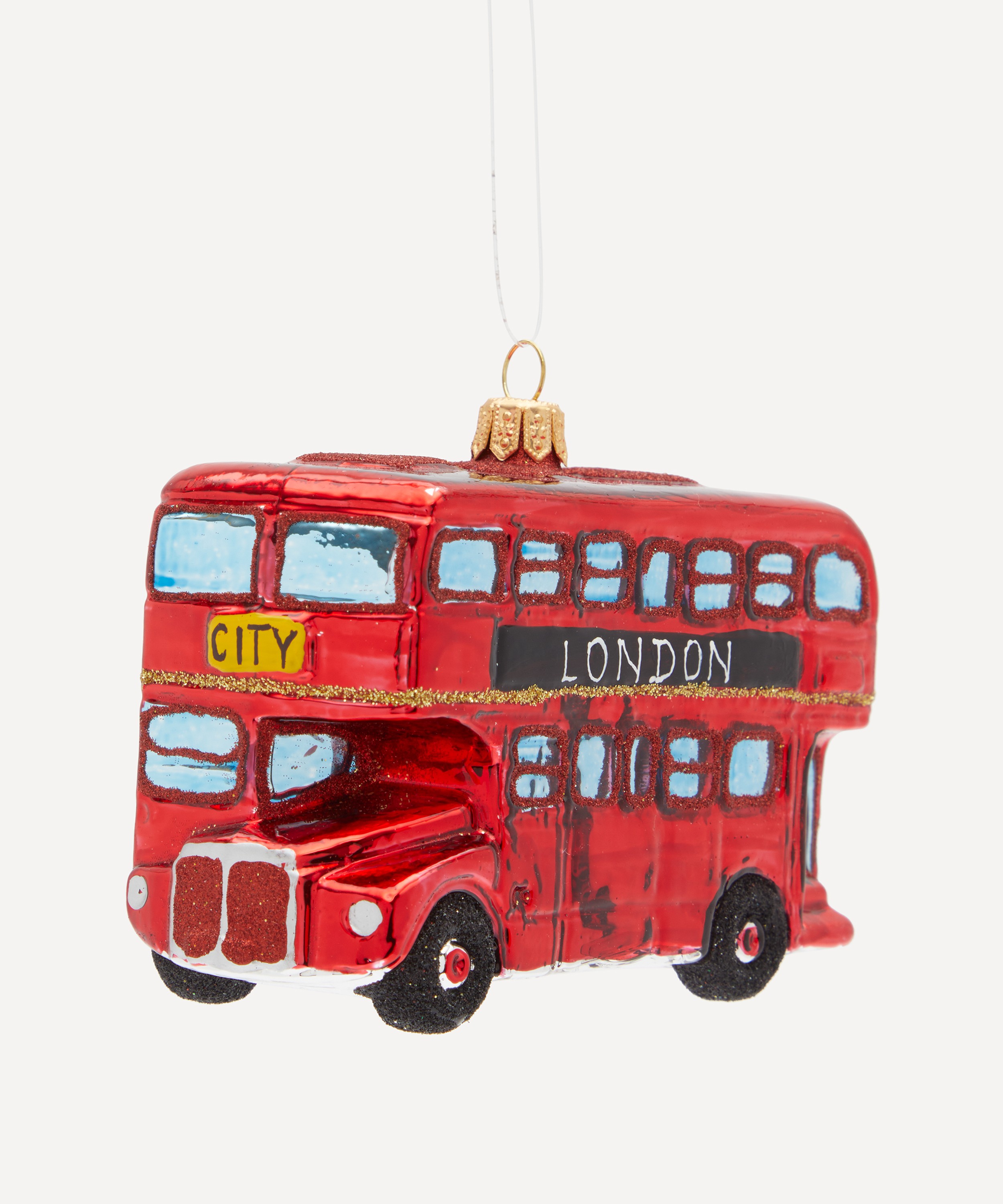 Christmas - London Bus Tree Ornament image number 0