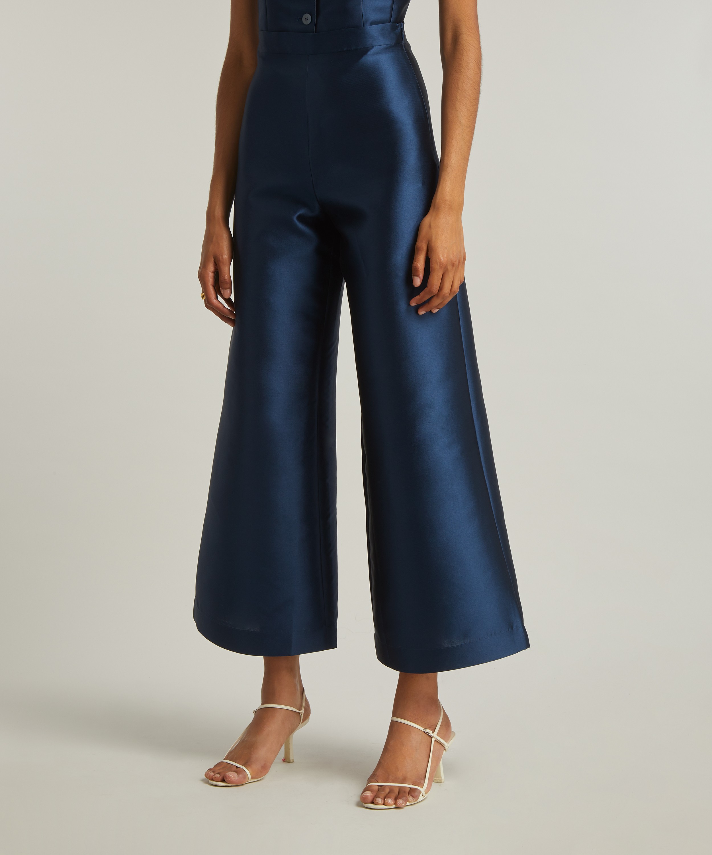 Maria de la Orden - Paradis Silk-Blend Wide Leg Trousers image number 2