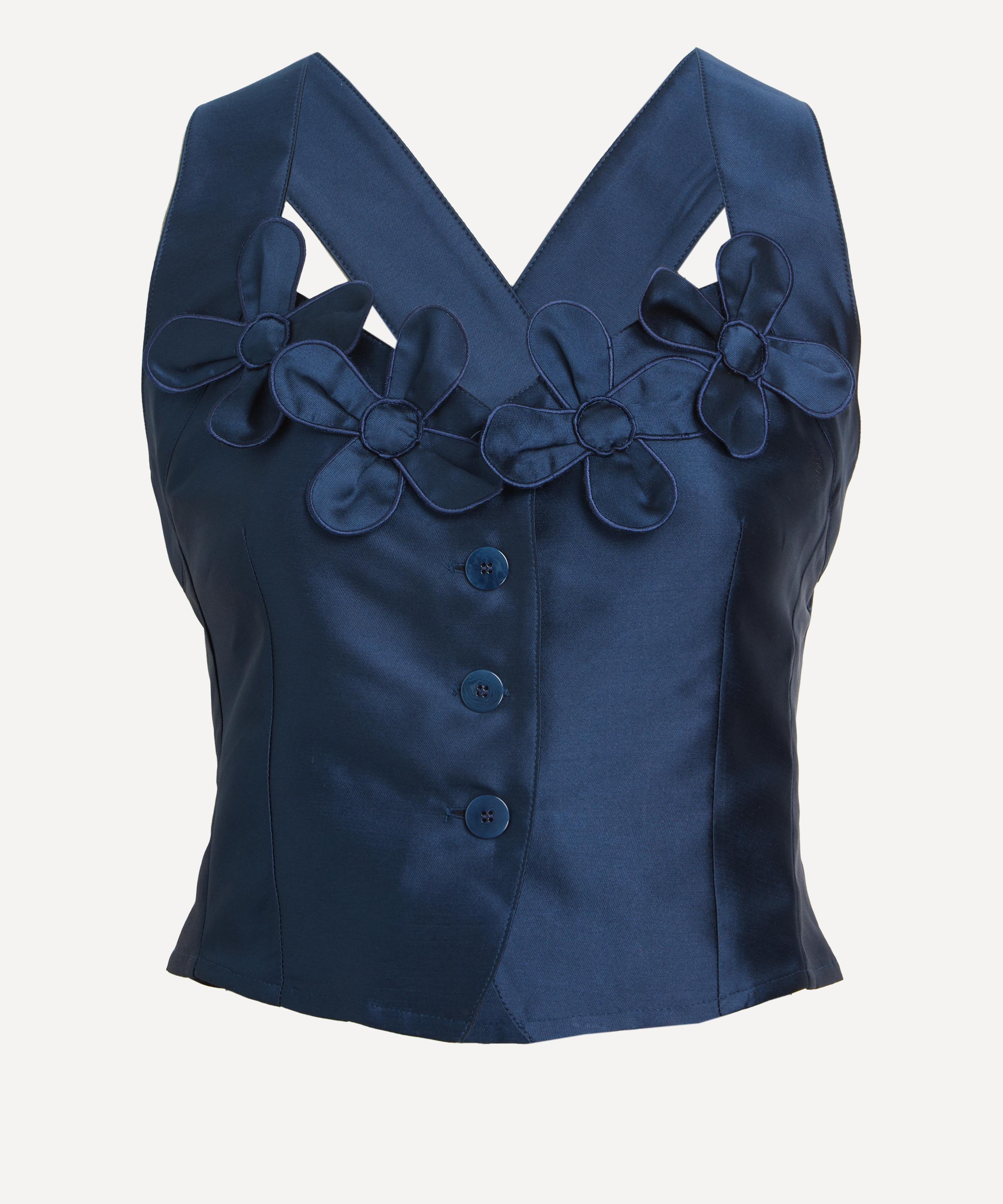 Maria de la Orden - Billie Silk-Blend Bustier Top image number 0